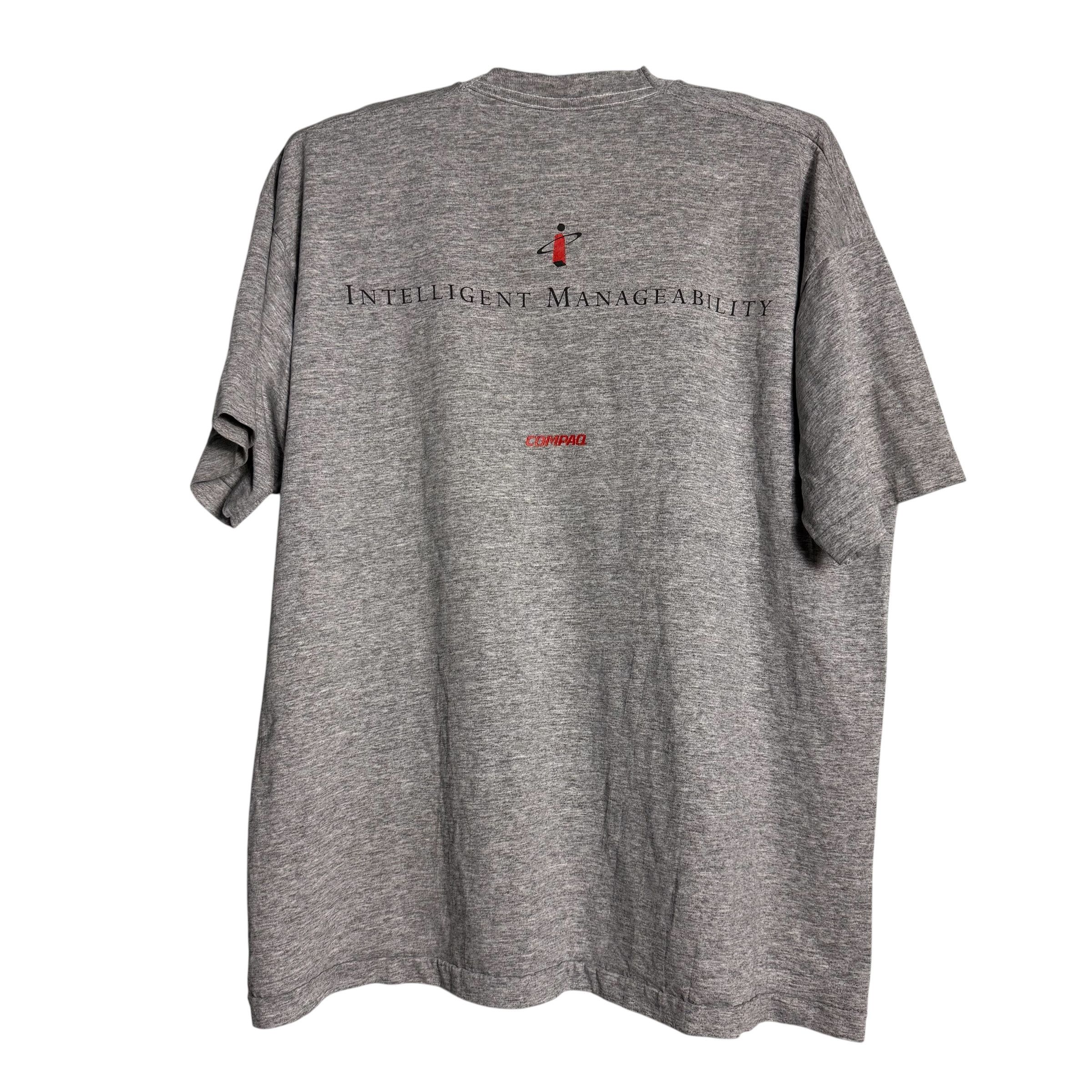 Microsoft 🔥RARE🔥Vintage Compaq Intelligent Manageability T-shirt Size US XL / EU 56 / 4 - 1 Thumbnail