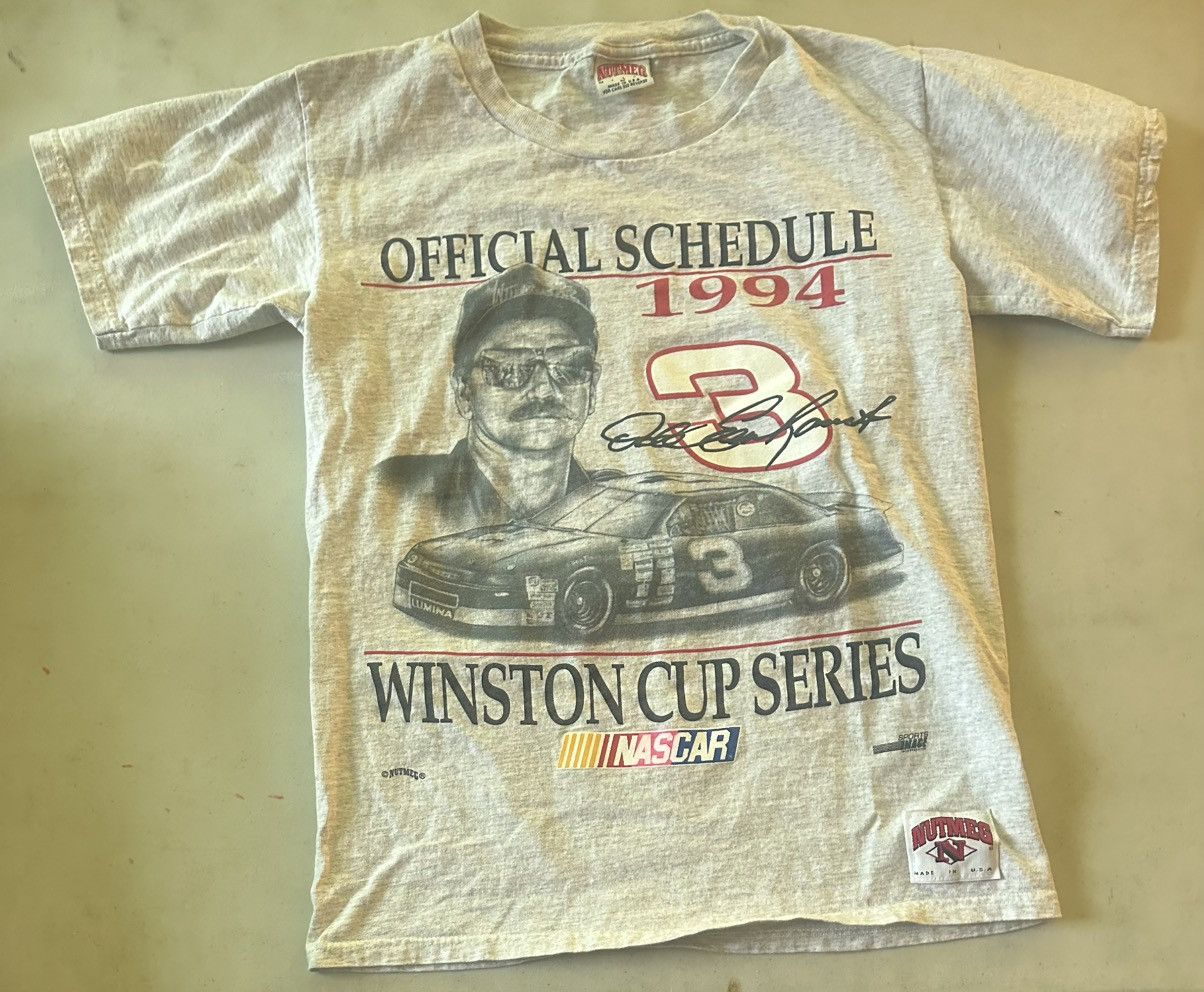 Nutmeg Dale Earnhardt 1994 winston cup schedule release shirt Size US M / EU 48-50 / 2 - 1 Thumbnail