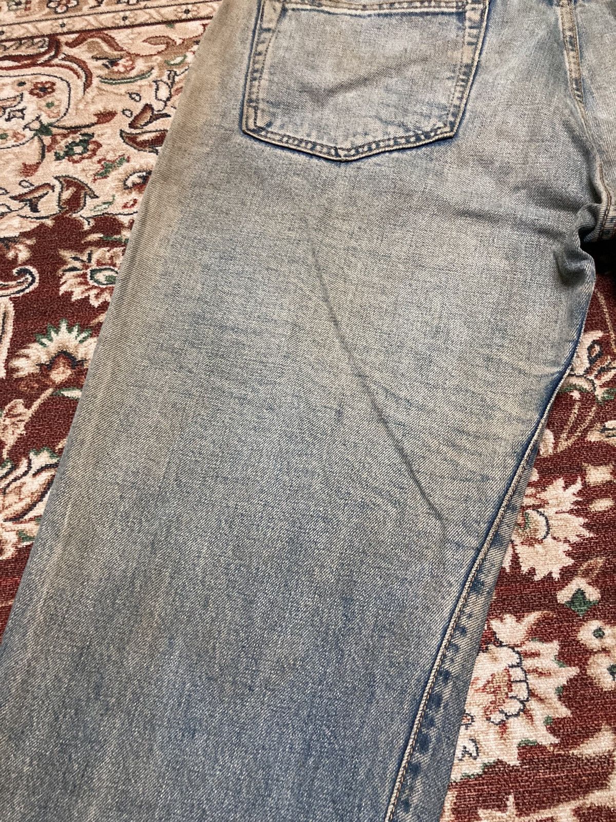 Japanese Brand Vintage Distressed Sewing Chop Jeans Size US 30 / EU 46 - 14 Thumbnail