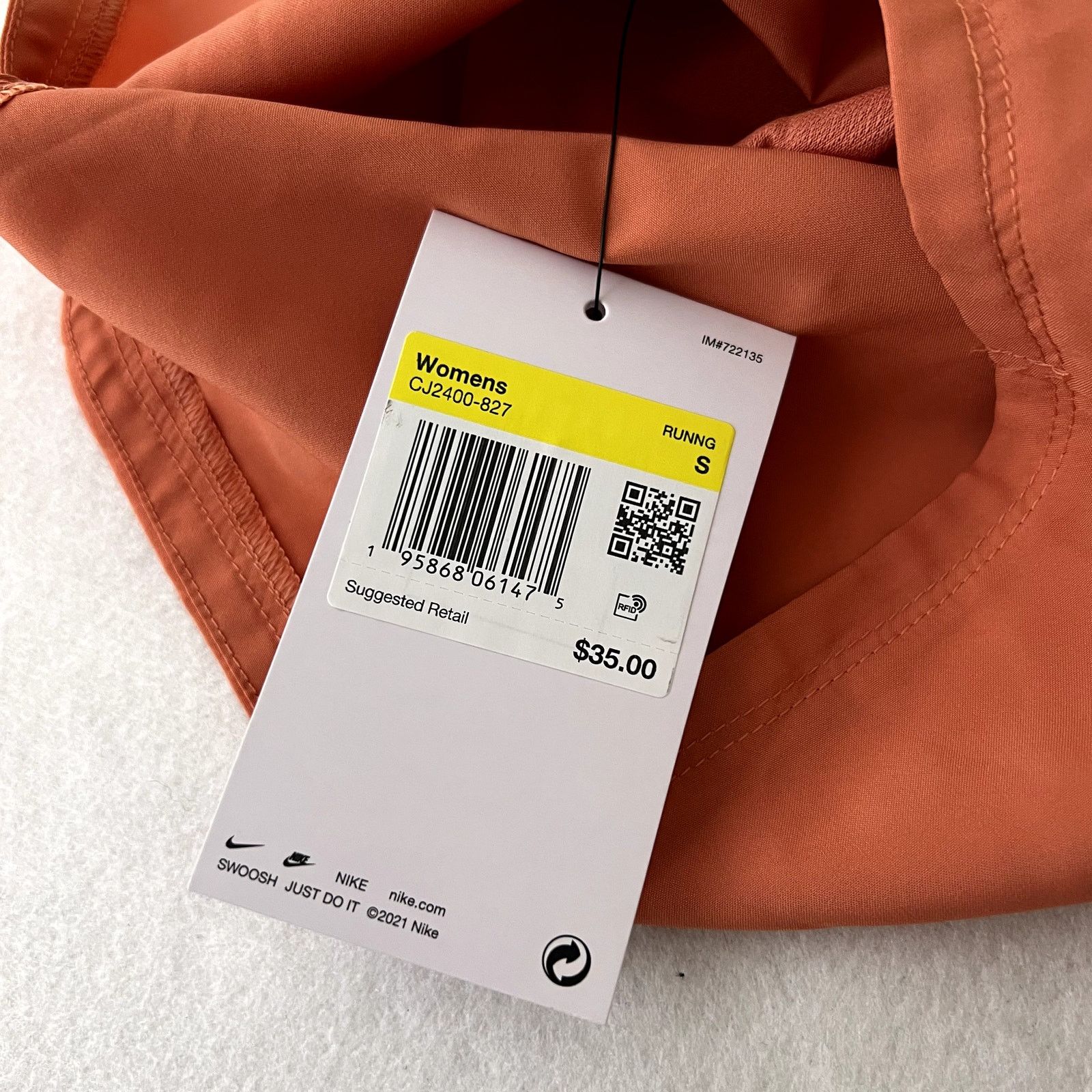 Nike Nike Orange Running Athletic Shorts Size 27" / US 4 / IT 40 - 5 Thumbnail