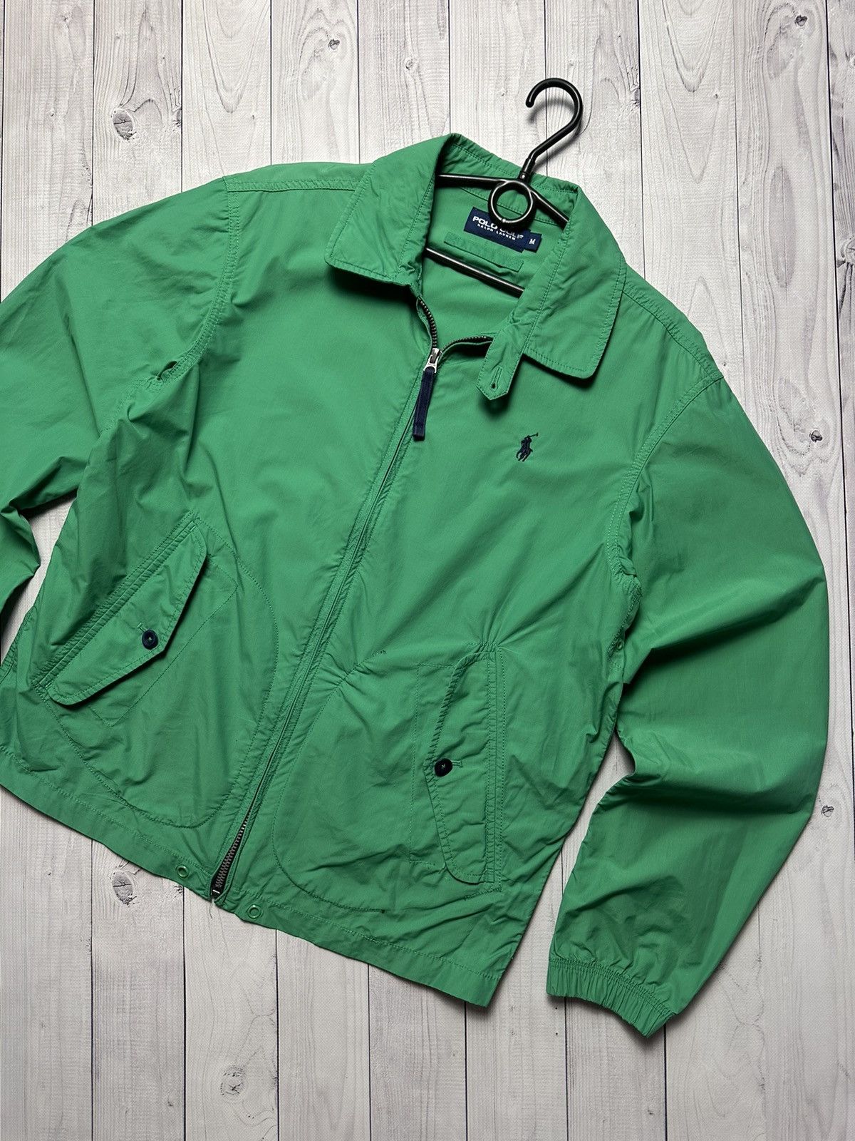 Polo Ralph Lauren × Vintage Vintage polo Ralph Lauren green jacket size M rare Size US M / EU 48-50 / 2 - 2 Thumbnail