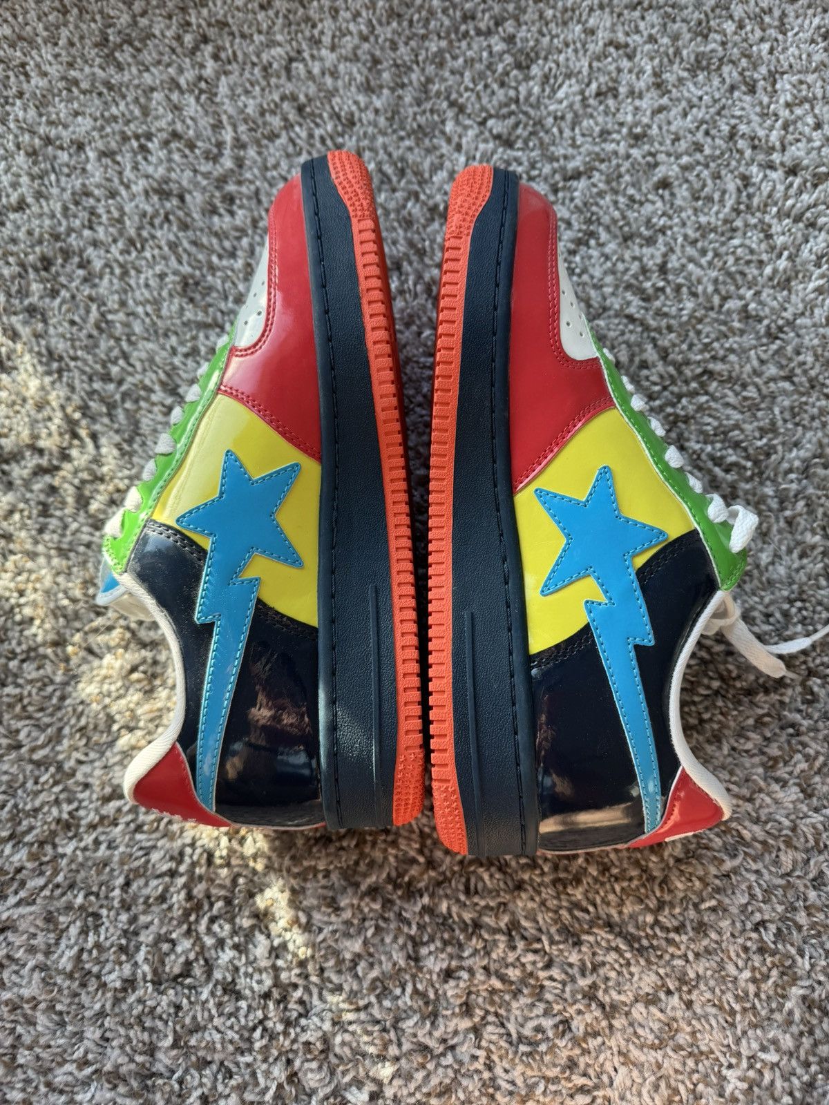 Bape Multicolor College Bapesta Size US 10 / EU 43 - 3 Thumbnail