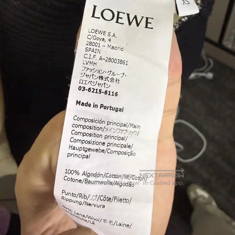 Loewe Loewe Women's White Cotton Sweatshirt . Size XS / US 0-2 / IT 36-38 - 5 Thumbnail