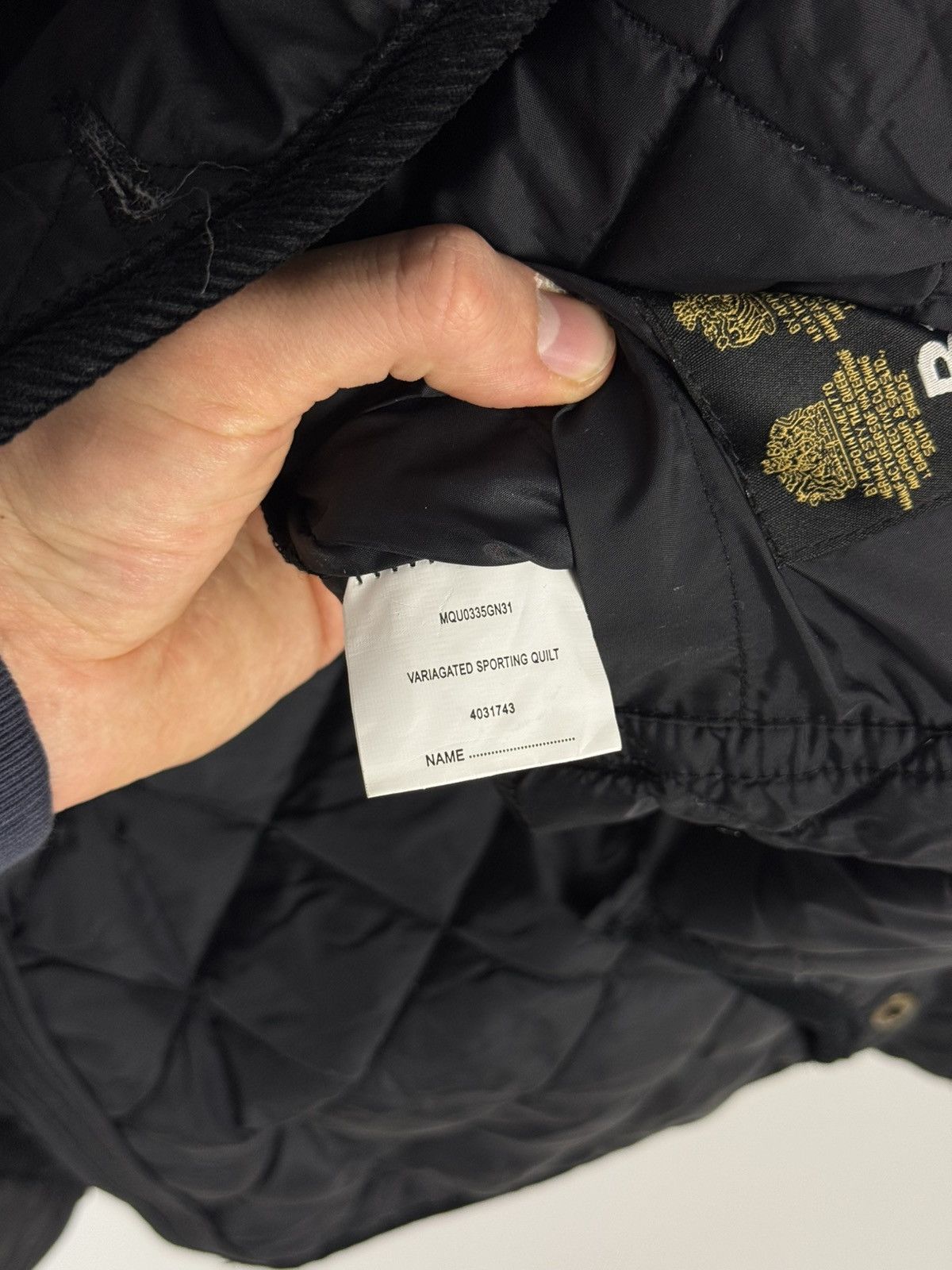 Barbour Barbour TO KI TO Variagated Sporting Quilted Jacket Size US L / EU 52-54 / 3 - 19 Thumbnail