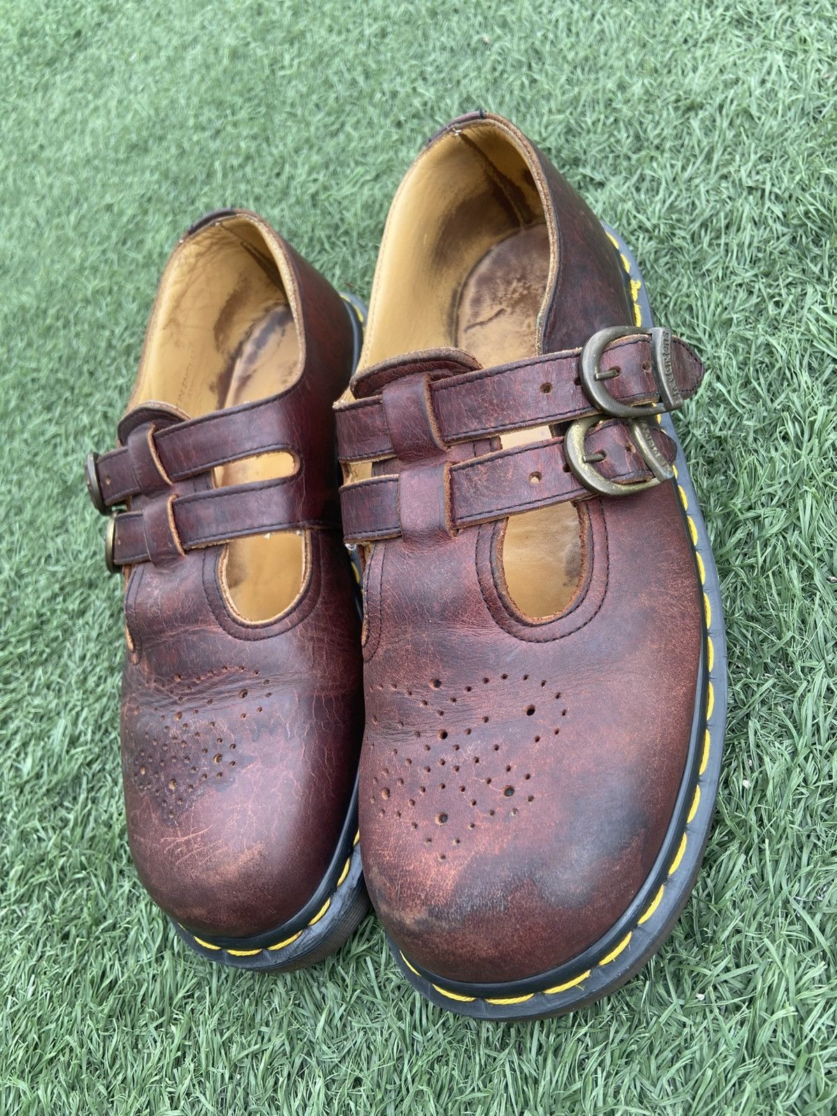 Dr. Martens Dr Martens Double Strap Maryjane Shoes Size 7 Size US 7 / EU 40 - 6 Thumbnail