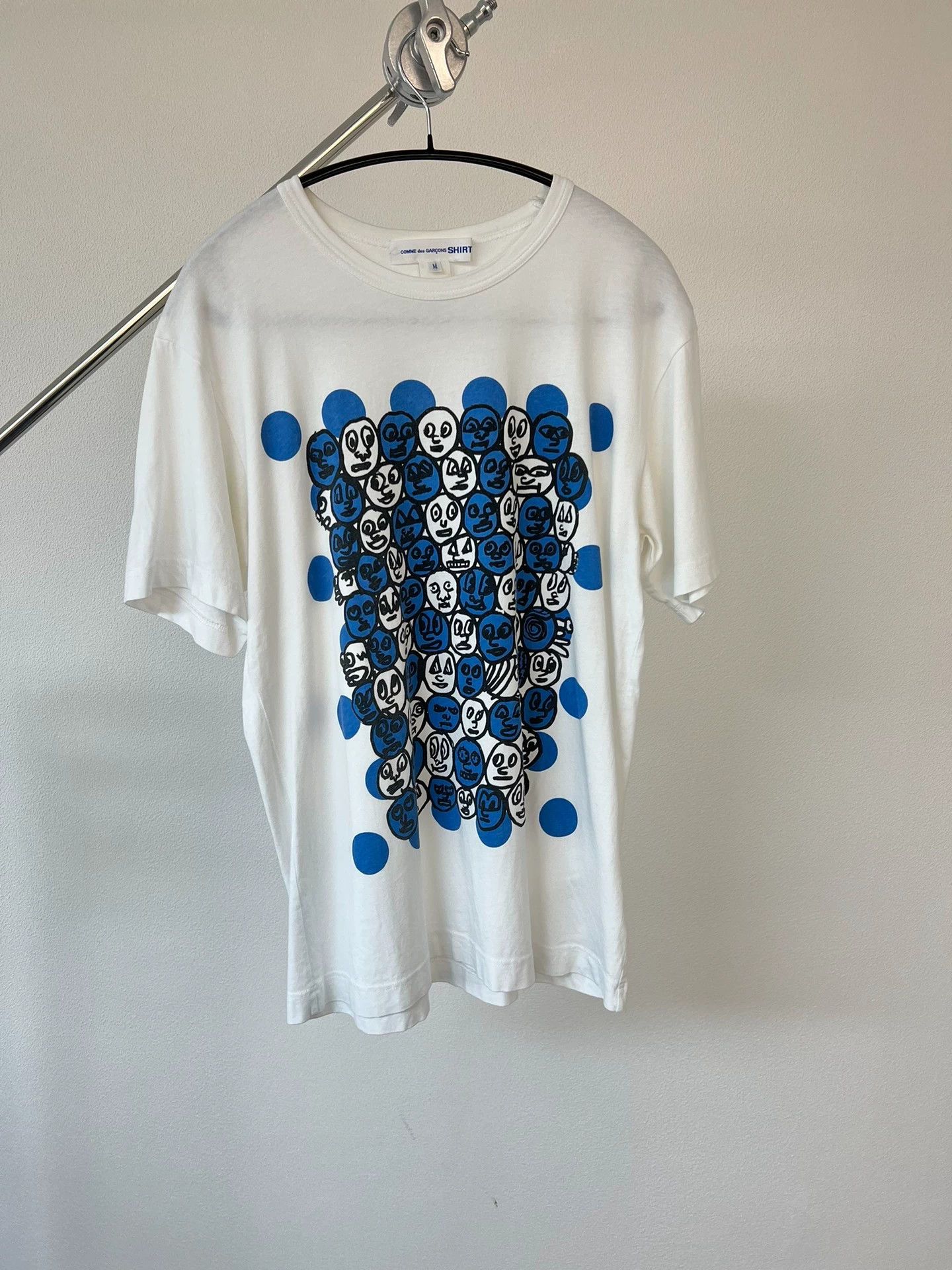 Comme des Garcons Comme des Garçons mini face print rare tee M Size US M / EU 48-50 / 2 - 1 Thumbnail