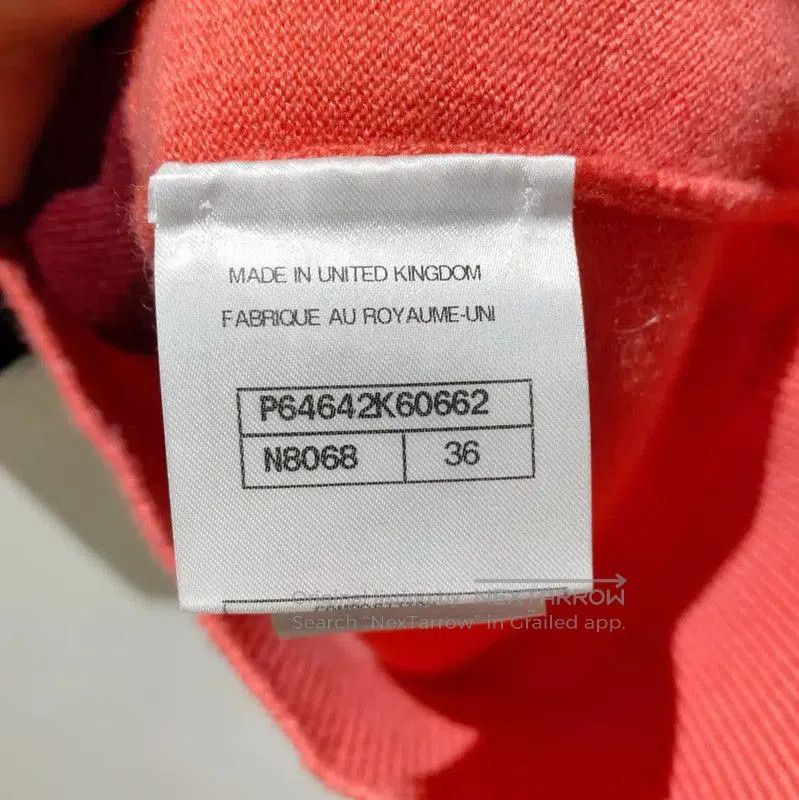 Chanel Chanel Red Cashmere Blend Short Sleeve Sweater . Size S / US 4 / IT 40 - 3 Thumbnail
