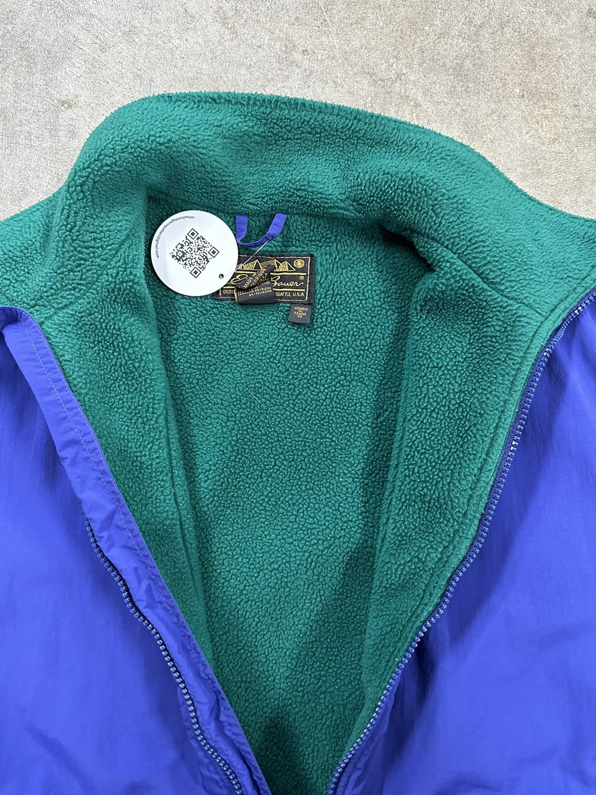 Eddie Bauer Vintage 90s Eddie Bauer Fleece Lined Bomber Jacket Size XL / US 12-14 / IT 48-50 - 9 Thumbnail