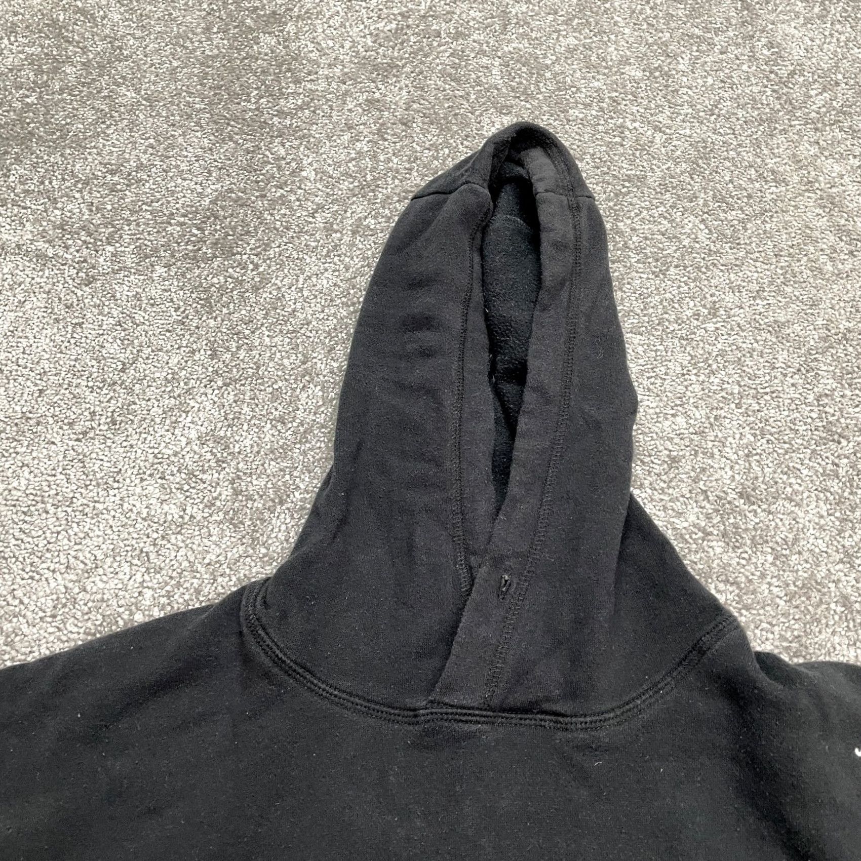 Vintage Jolyn Hoodie Pullover XS Black Embroidered Logo Pockets Womens Size XS / US 0-2 / IT 36-38 - 3 Thumbnail