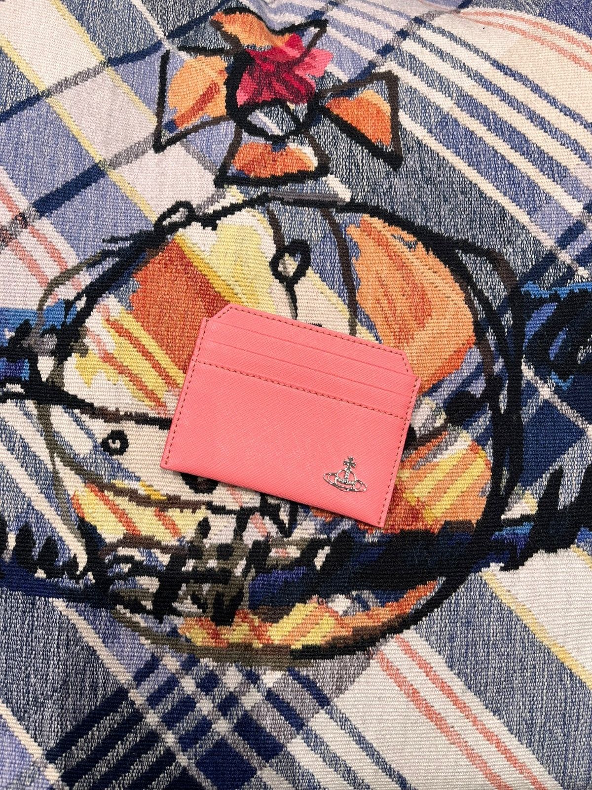 Vivienne Westwood o1f1d3z0525 Size: OS / Man Slim Credit Card Holder in Pink Size ONE SIZE - 1 Preview