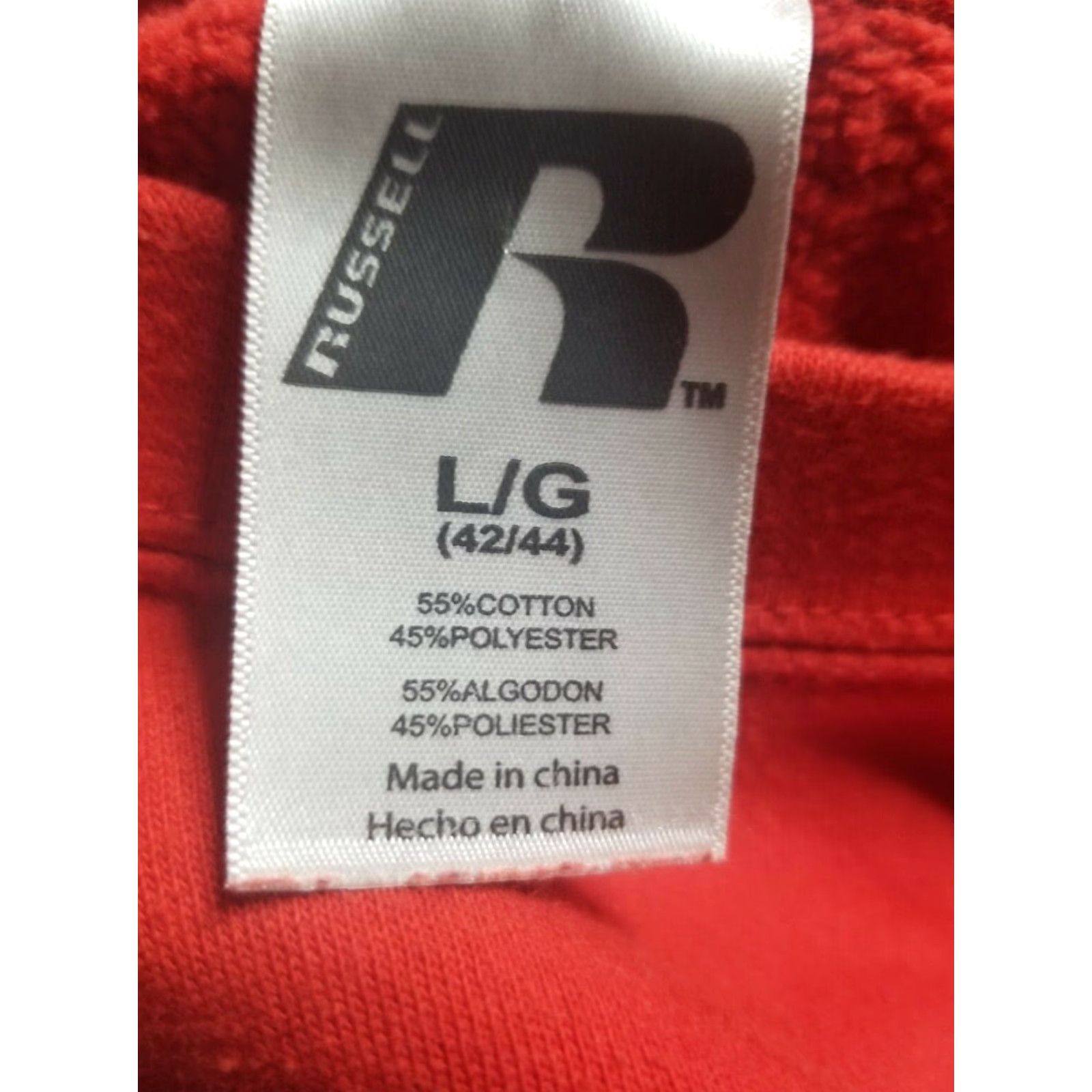 Vintage VINTAGE Russell Valdosta State University Sweatshirt Men L Red Pullover 90s University Theme Thrashed Size US L / EU 52-54 / 3 - 4 Thumbnail