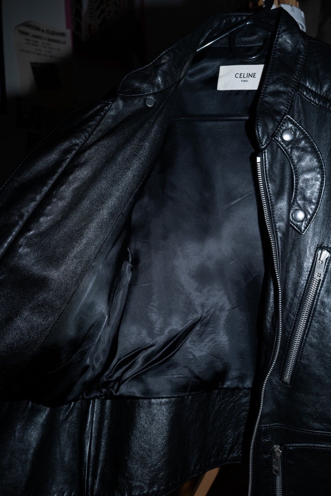 Hedi Slimane Celine 19AW Hedi Slimane Runway Cafe Racer Leather Jacket Size US M / EU 48-50 / 2 - 7 Thumbnail
