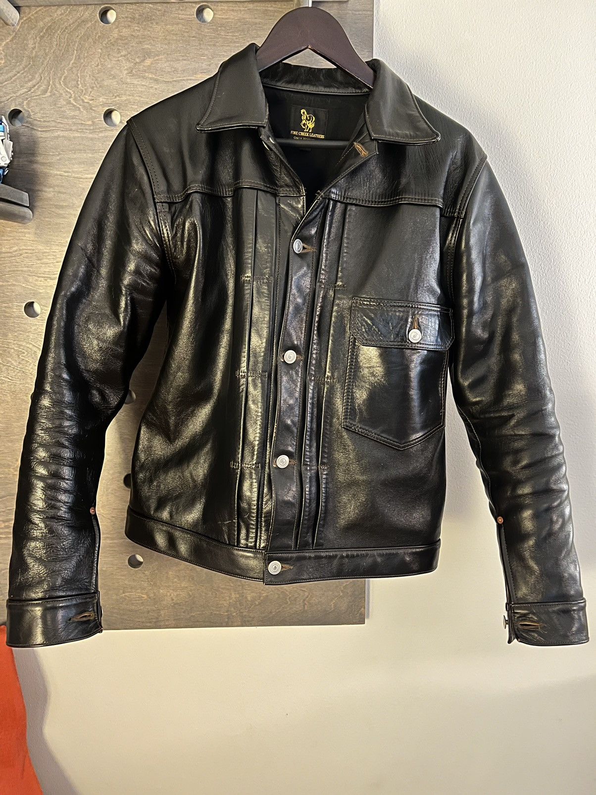 Fine Creek Fine Creek Horsehide Jacket - Richmond Type I Size US L / EU 52-54 / 3 - 1 Thumbnail