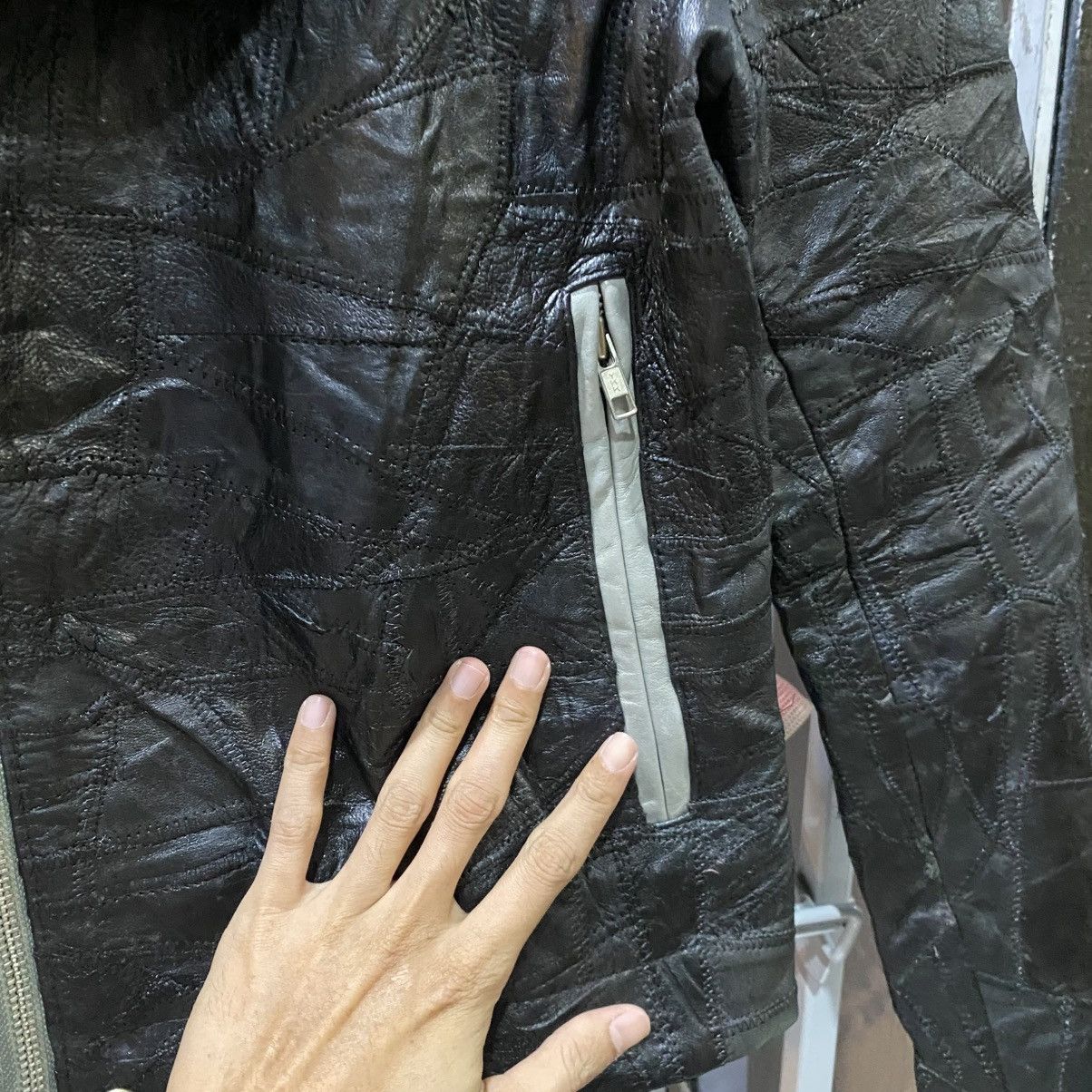 Acne Studios CRAZY VINTAGE 1997‼️ Acne Action Jeans leather biker jacket Size US S / EU 44-46 / 1 - 17 Thumbnail