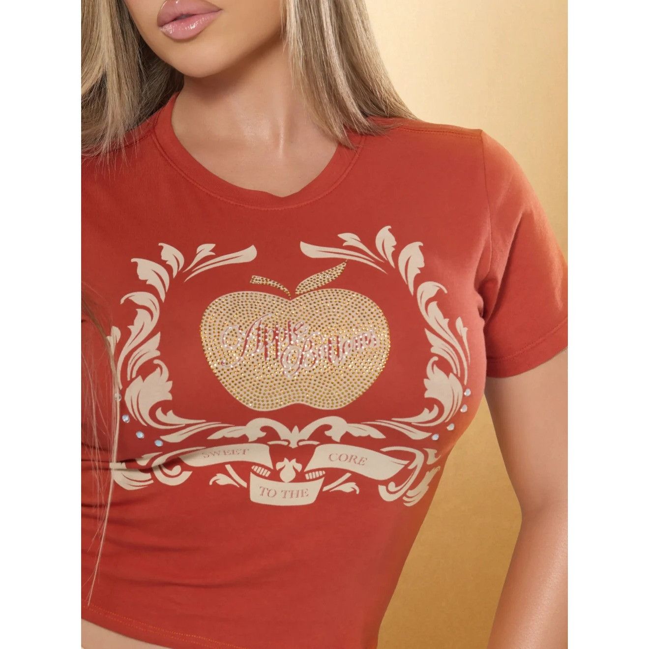 Other NEW APPLE BOTTOM x LATTO GOLDEN CREST TEE SZ XL Size XL / US 12-14 / IT 48-50 - 3 Thumbnail