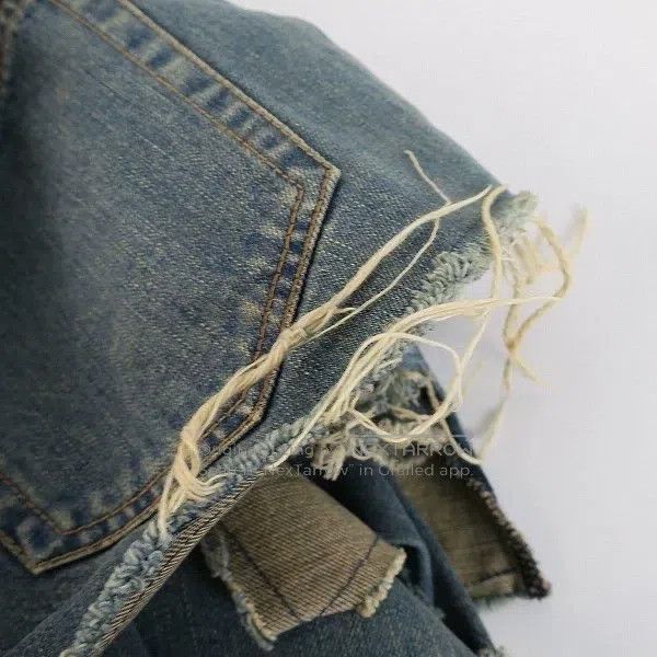 Junya Watanabe Junya Watanabe size S Floral pleated denim skirt Size 23" - 5 Thumbnail
