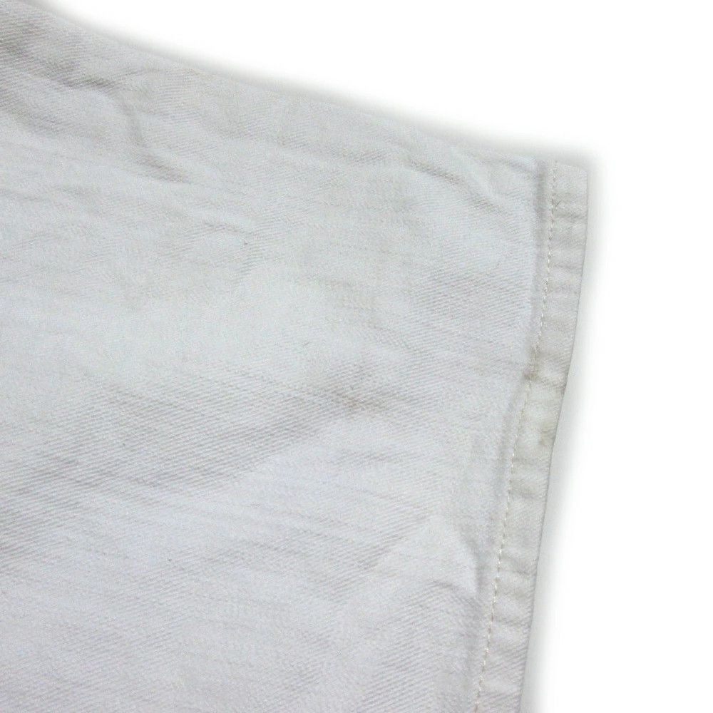 Yohji Yamamoto Yohji Yamamoto Pour Homme White Wide Denim Pants Size US 34 / EU 50 - 6 Thumbnail