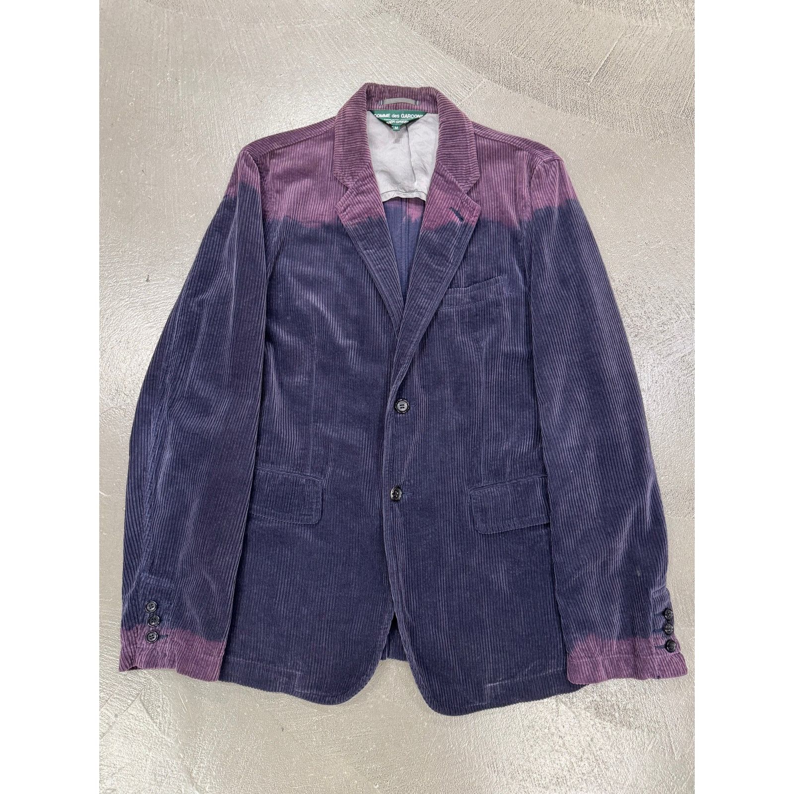 Comme des Garcons 2008 Comme des Garçons gradient corduroy jacket Size US M / EU 48-50 / 2 - 1 Thumbnail