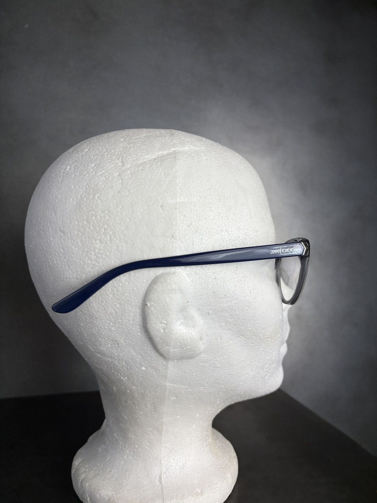 Jimmy Choo Jimmy Choo Eyeglasses Cat Eye Bold Librarian JC 226 Blue Y2K Size ONE SIZE - 14 Thumbnail