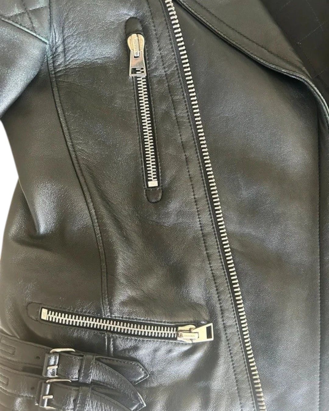Tom Ford F/W 2014 LEATHER BIKER JACKET Size US M / EU 48-50 / 2 - 5 Thumbnail