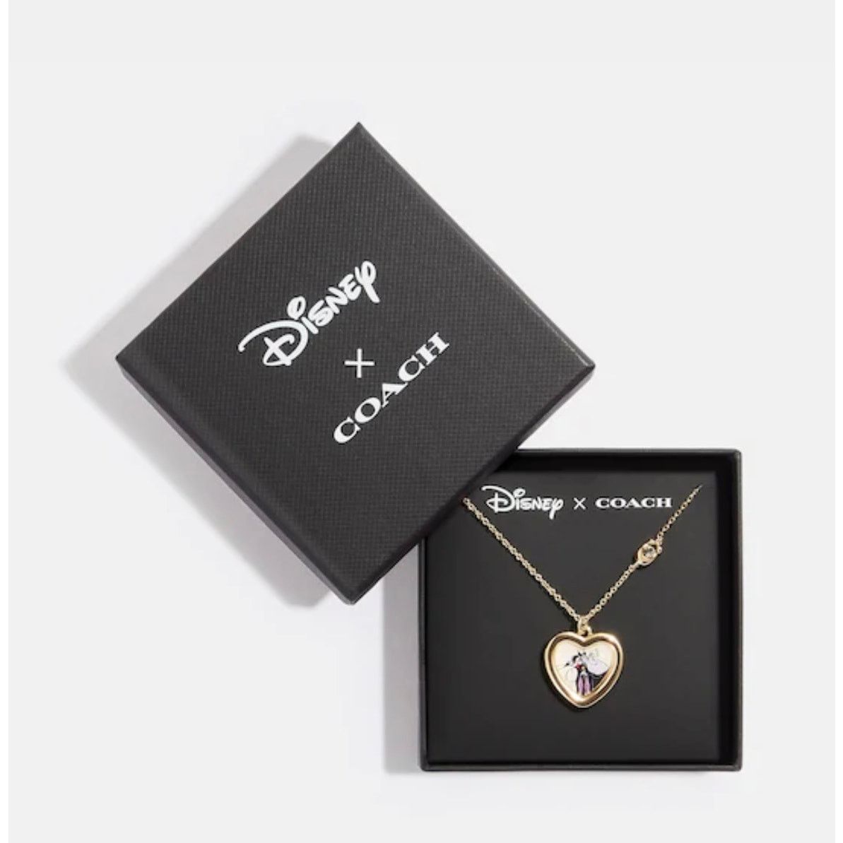 Coach Disney X Coach Villains Heart Necklace New Size ONE SIZE - 1 Thumbnail