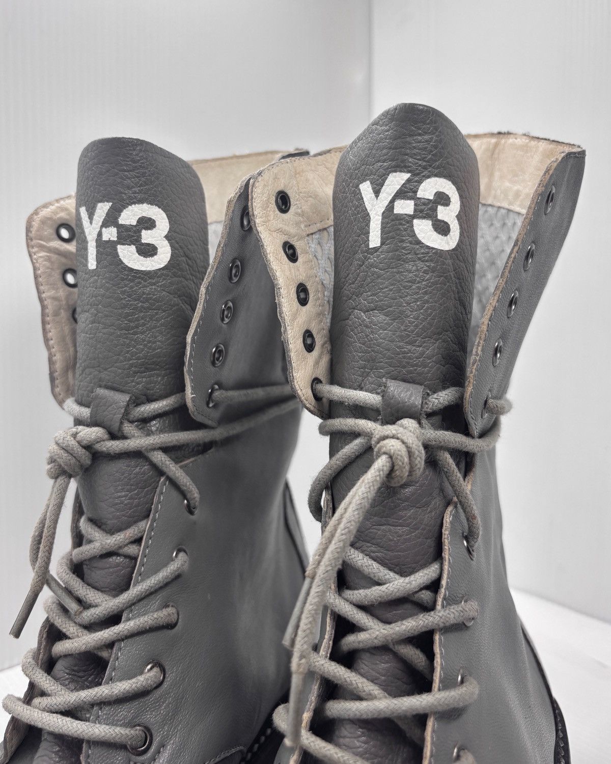 Y-3 Aw2012 Three Striped Combat Boots Size US 7.5 / EU 40-41 - 7 Thumbnail