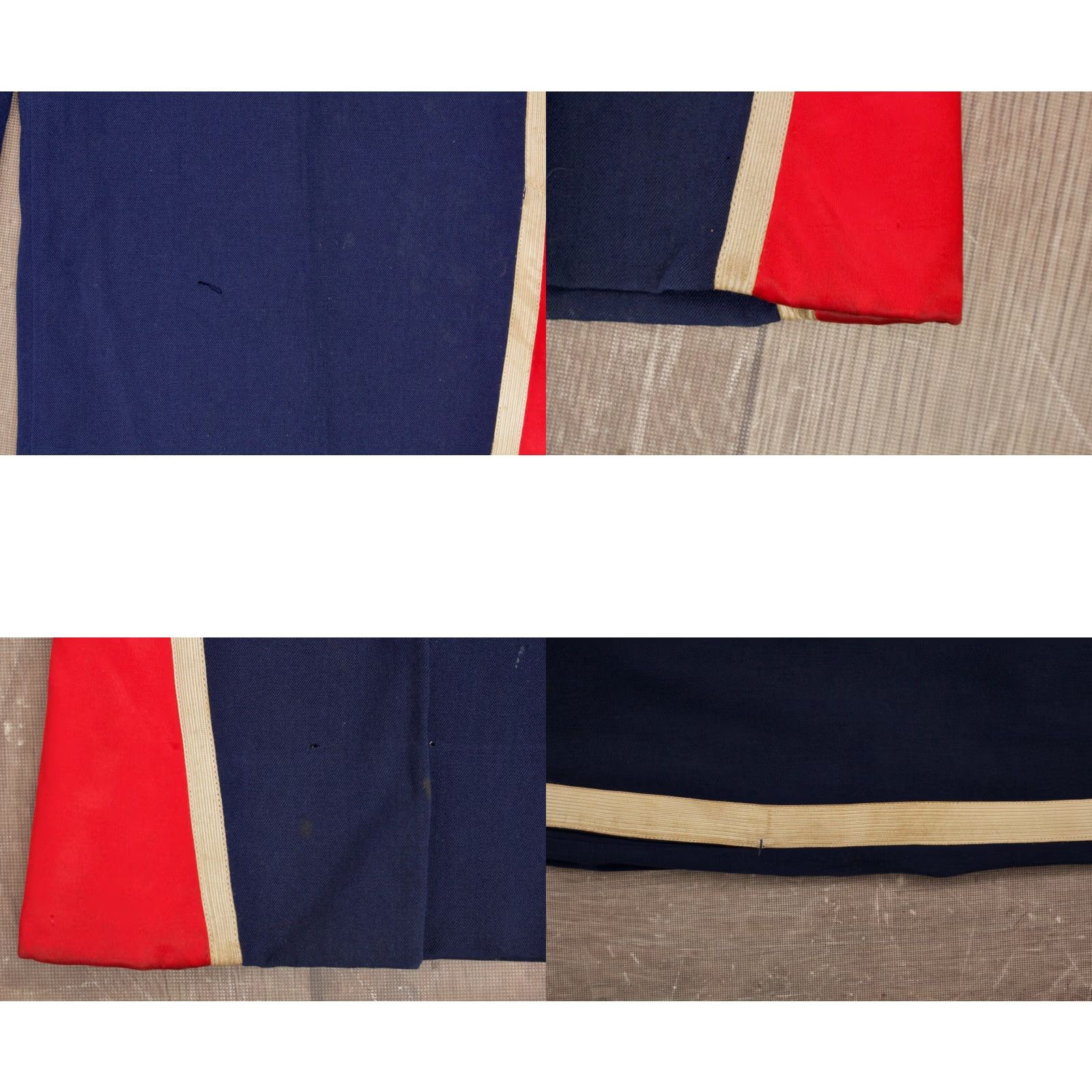 Vintage Vintage Craddock Uniform Men’s VTG 50s Blue & Red Band Uniform Flared Pants 38x26.5 Wool 1950s Inseam 26.5 Mens Size US 38 / EU 54 - 8 Thumbnail