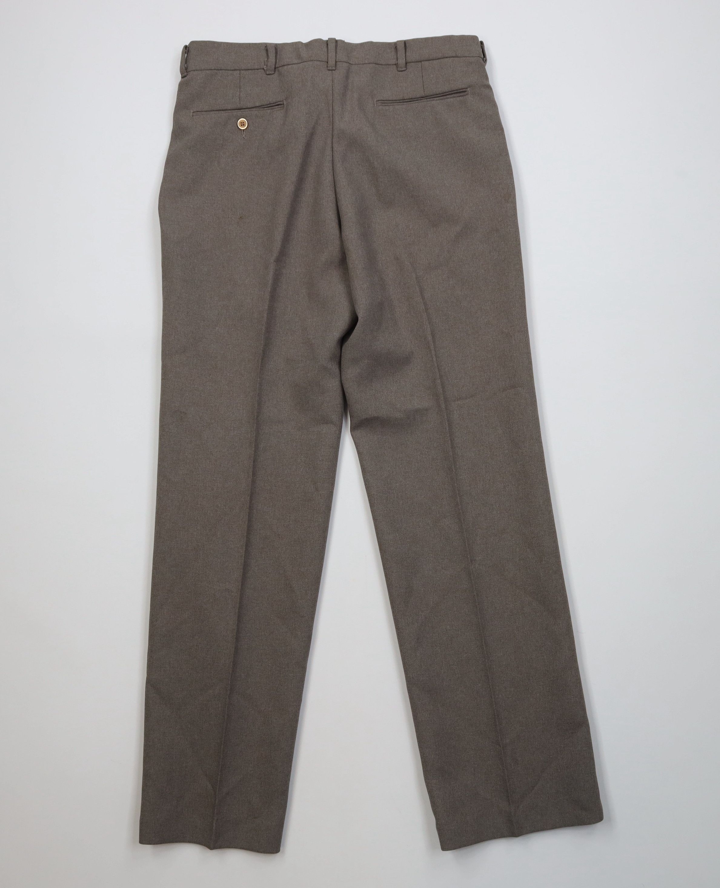 Vintage Vintage 70s Streetwear Wide Leg Chino Pants Trousers Beige Size US 32 / EU 48 - 11 Thumbnail