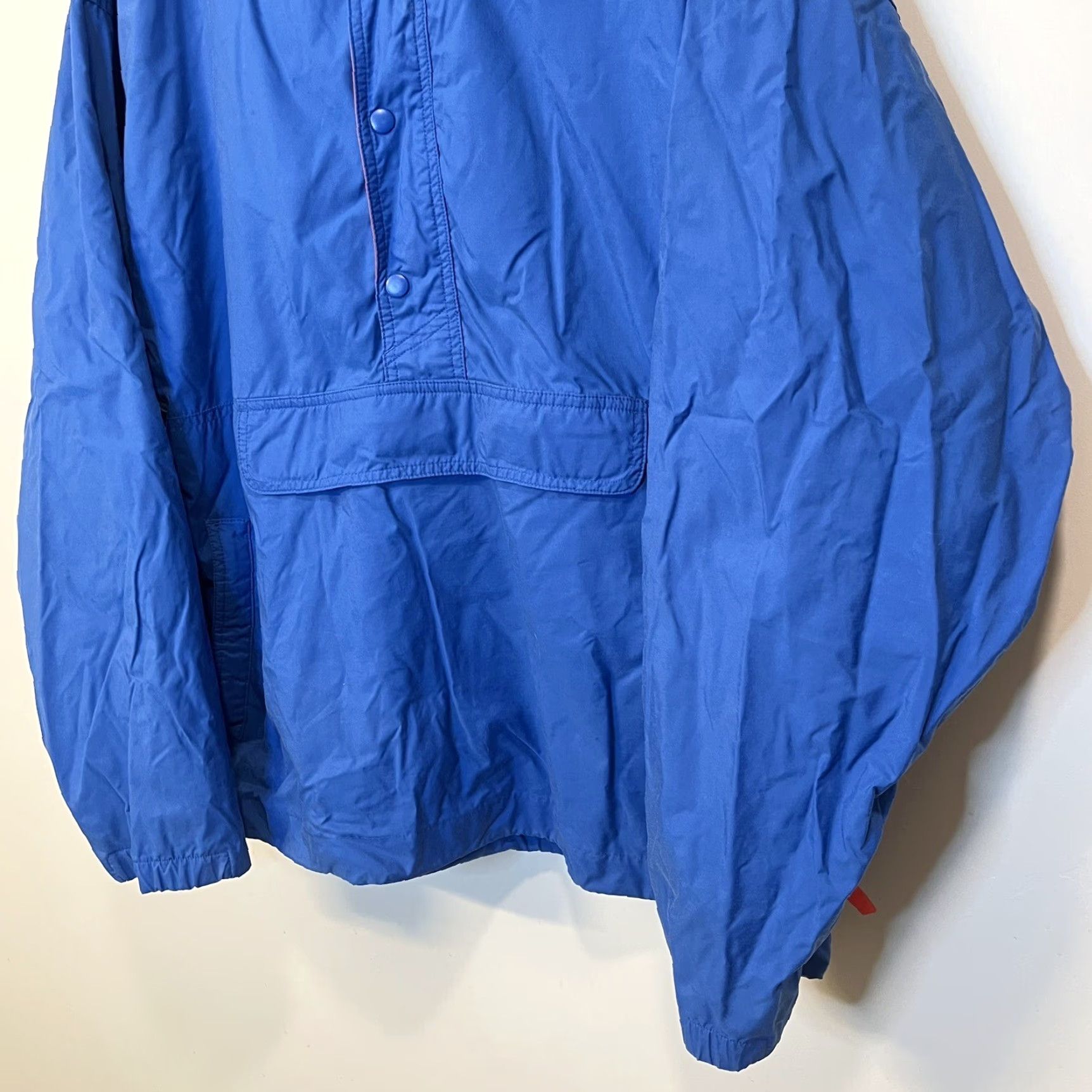 Gap VINTAGE Gap Pullover Jacket Mens L Anorak Blue Windbreaker Hoodie Size US L / EU 52-54 / 3 - 2 Thumbnail