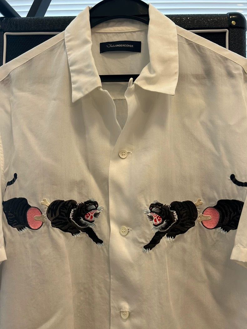 Undercover johnUNDERCOVER Embroidered Short Sleeve Shirt - dmc Size US XS / EU 42 / 0 - 1 Thumbnail