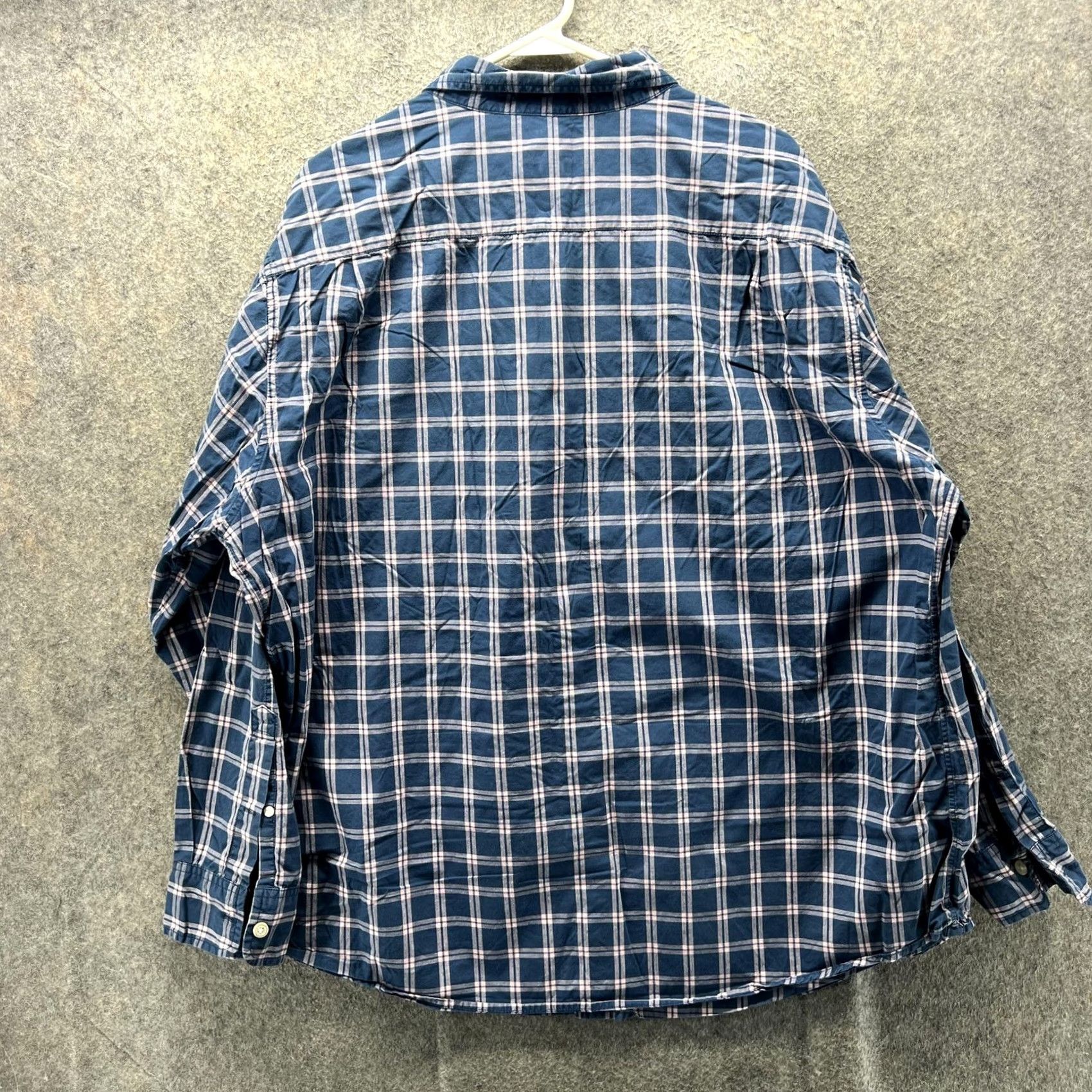 Bonobos Bonobos Shirt Mens 2XL Blue Plaid Prominent Fit Long Sleeve Button Down Casual Shirt Size US XXL / EU 58 / 5 - 2 Thumbnail