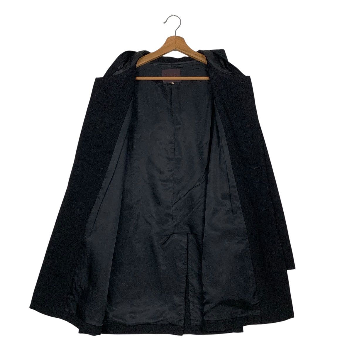 Takeo Kikuchi Takeo Kikuchi Hooded Wool Black Long Jacket Size US S / EU 44-46 / 1 - 12 Thumbnail