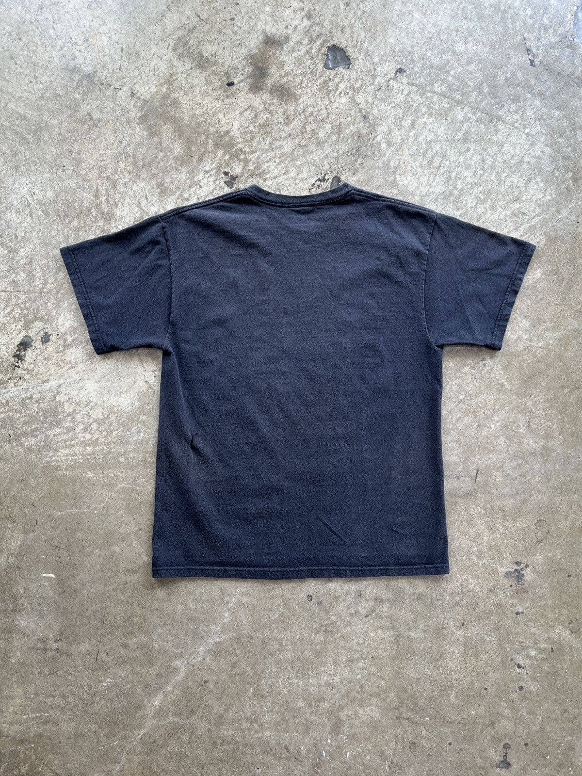 Vintage Y2K Skull Rose Snake Liquid Blue Graphic Tee Medium Size US M / EU 48-50 / 2 - 5 Thumbnail