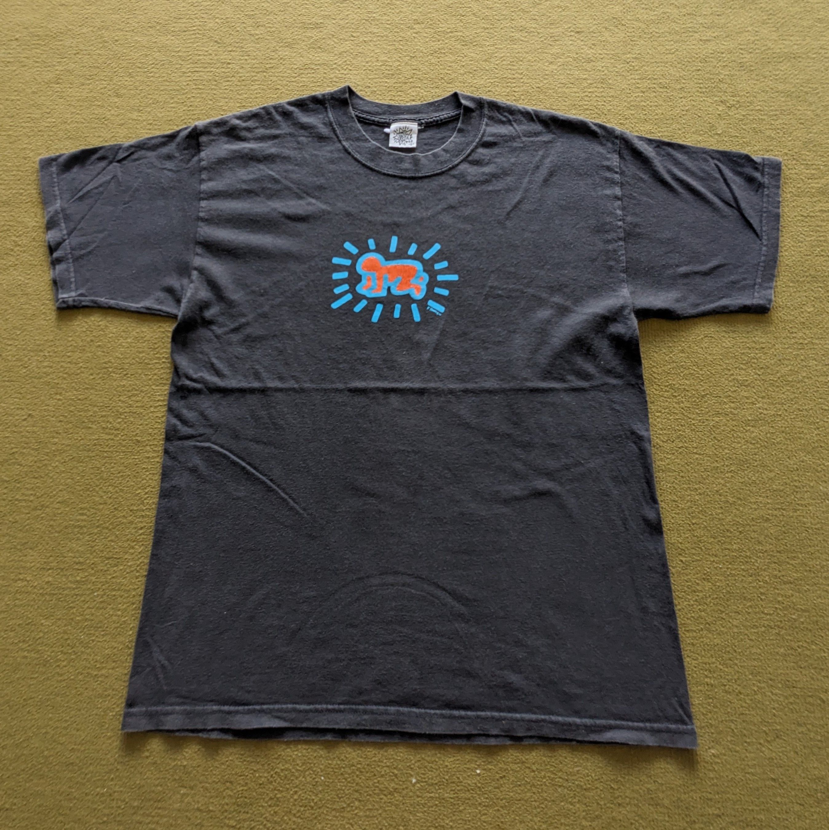 Keith Haring Vintage KEITH HARING Pop Shop T-shirt Size US L / EU 52-54 / 3 - 1 Thumbnail