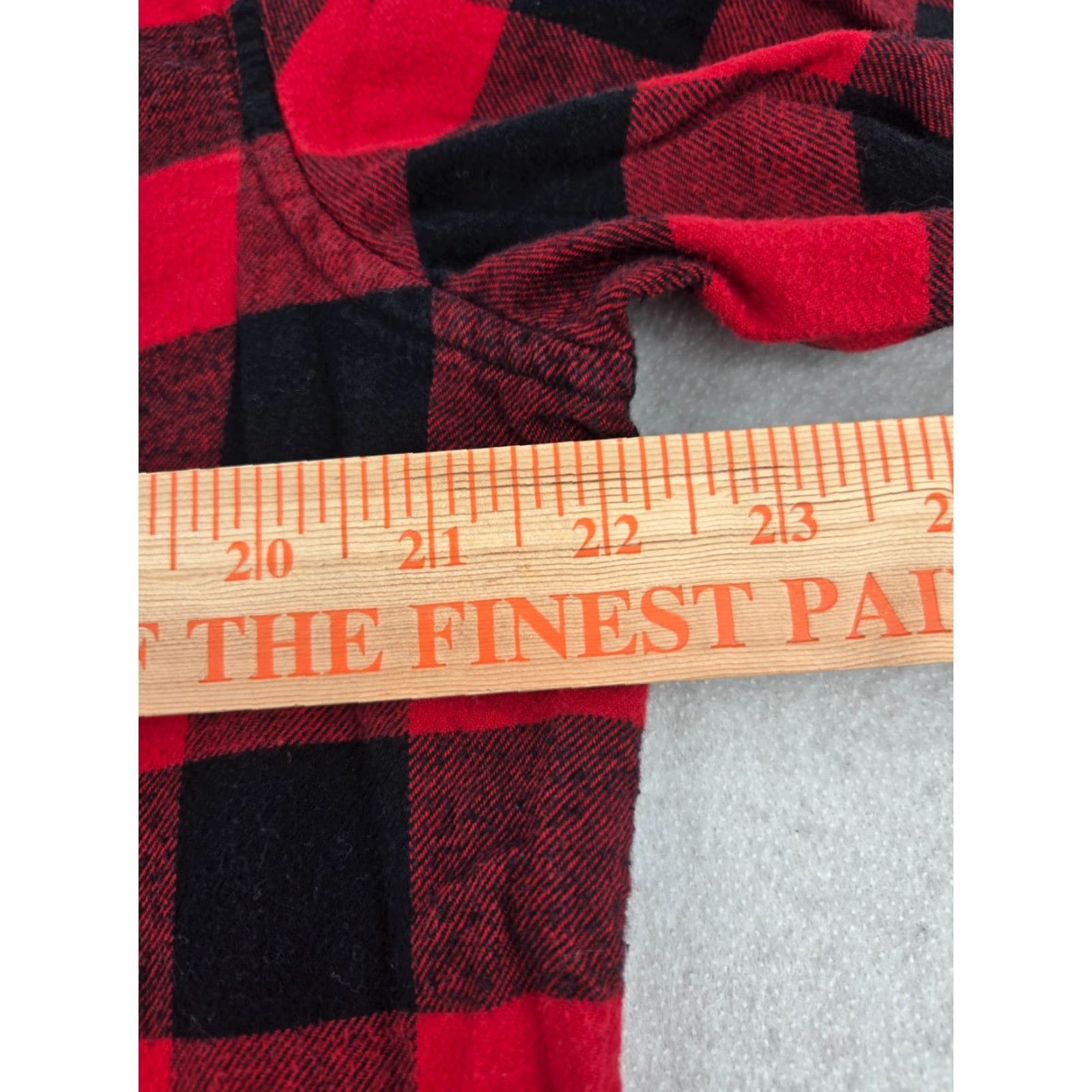 Vintage Goodfellow Shirt Men Adult Large Red Plaid Buffalo Pocket Button-Up Flannel Cotton Size US L / EU 52-54 / 3 - 7 Thumbnail