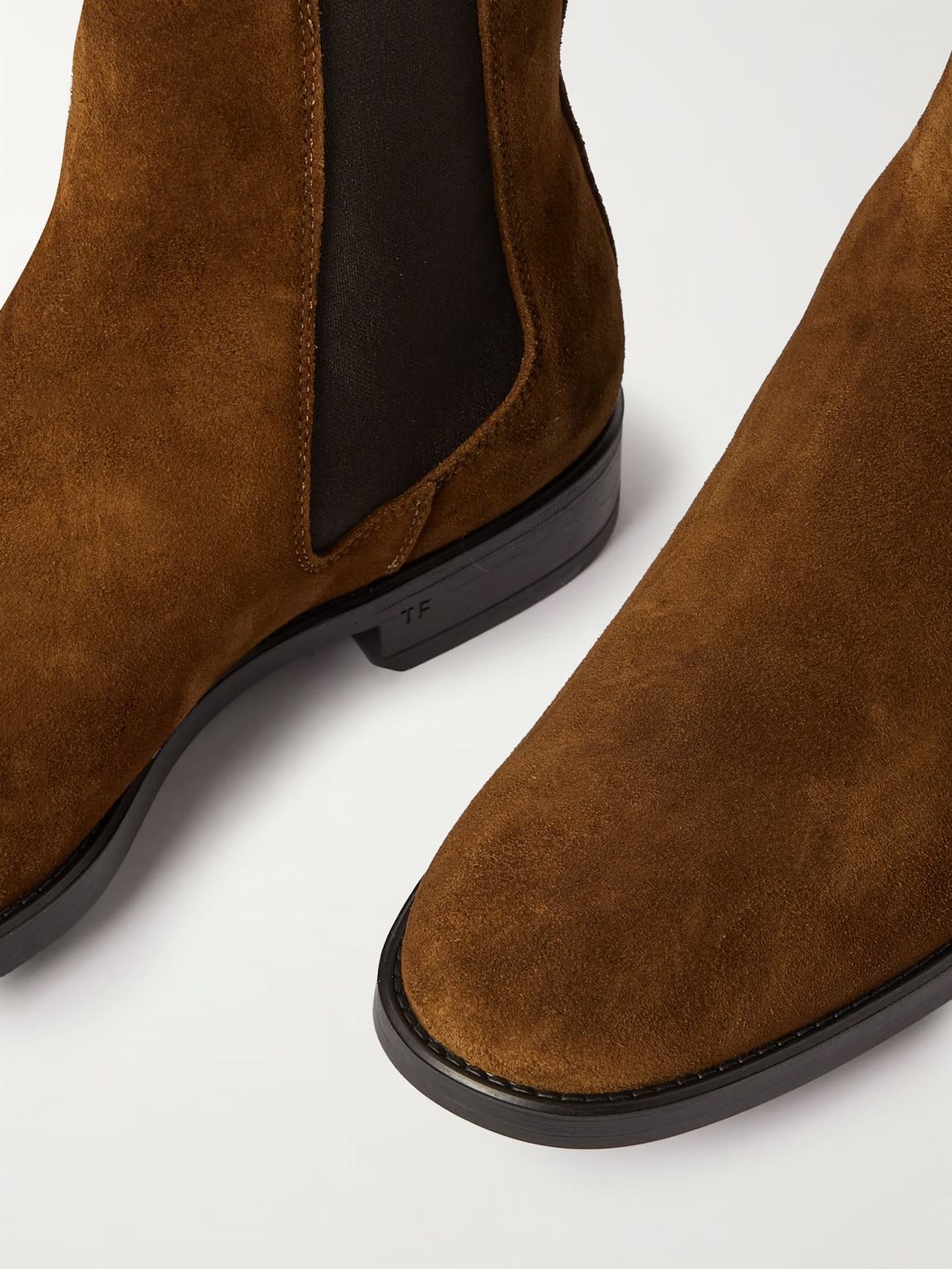Tom Ford os11x0225 Suede Chelsea Boots in Brown Size US 11 / EU 44 - 6 Thumbnail