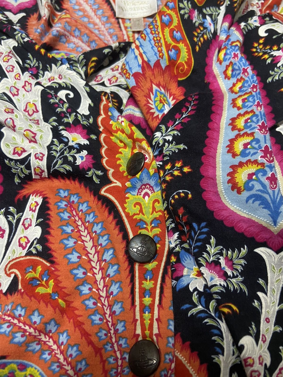 Vivienne Westwood 16 Vivienne Westwood 1994 paisley Corset Top T Shirt Vintage Size XL / US 12-14 / IT 48-50 - 4 Thumbnail
