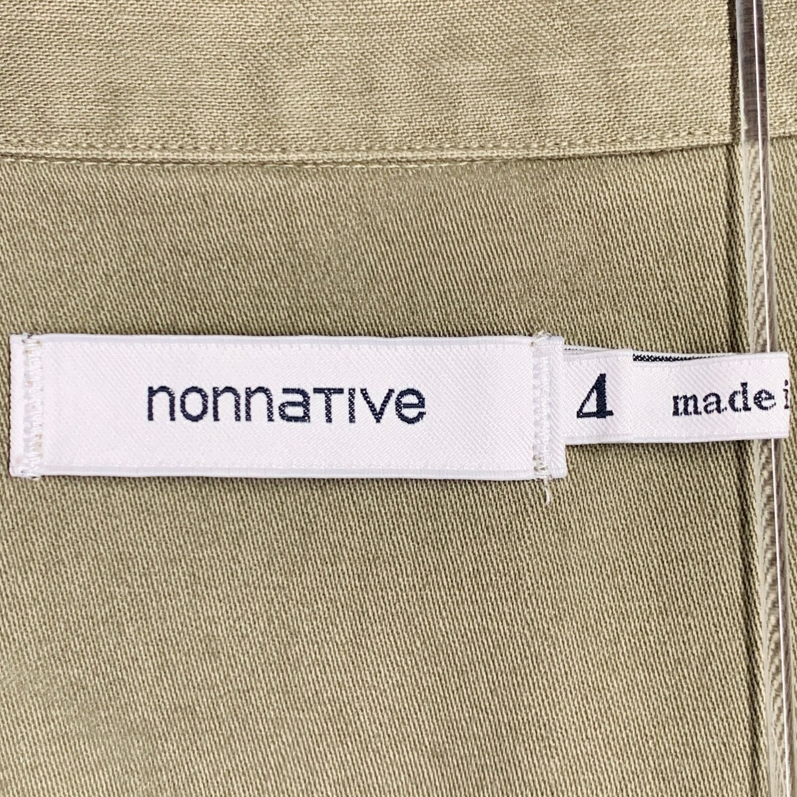 Nonnative Size XL Green Olive Cotton Two Pockets Long Sleeve Shirt Size US XL / EU 56 / 4 - 5 Thumbnail