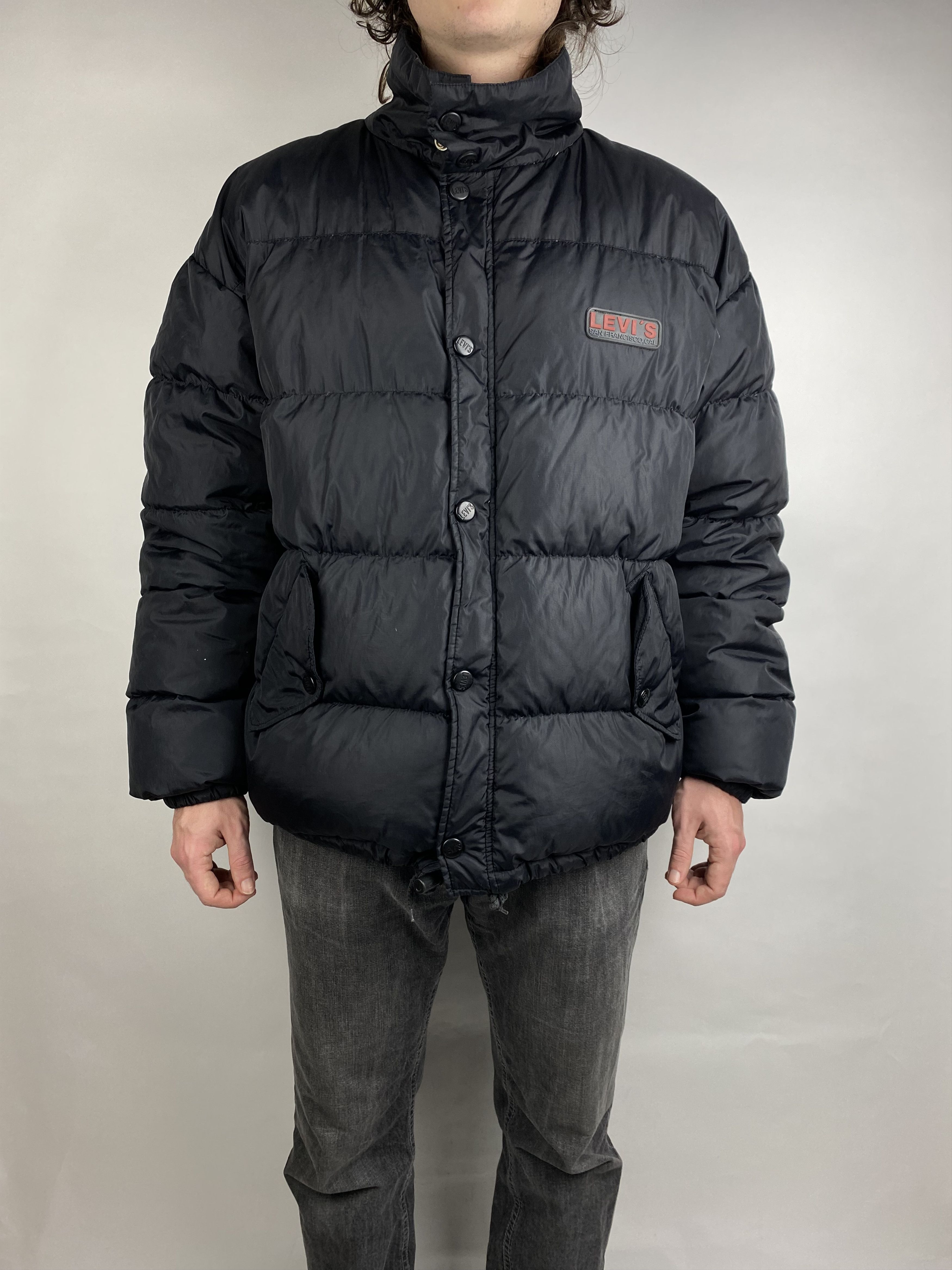 image of Levis x Levis Vintage Clothing Vintage Levi's Puffer Down Jacket 00S/90S Retro in Black (Size XL)