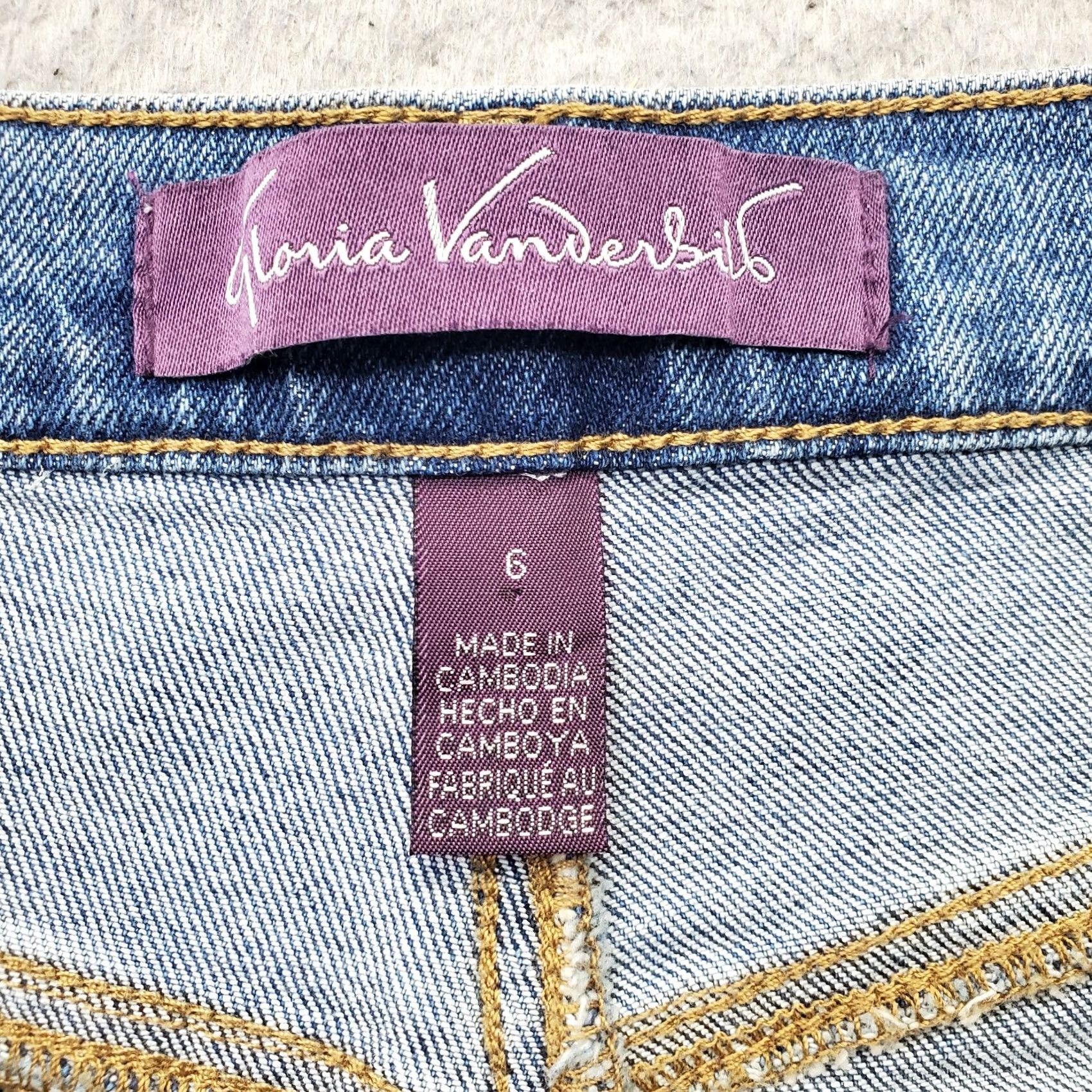 Gloria Vanderbilt Gloria Vanderbilt Jeans Womens 6 Blue Denim Medium Wash Stretch Straight Leg Shirt Size 28" / US 6 / IT 42 - 7 Thumbnail