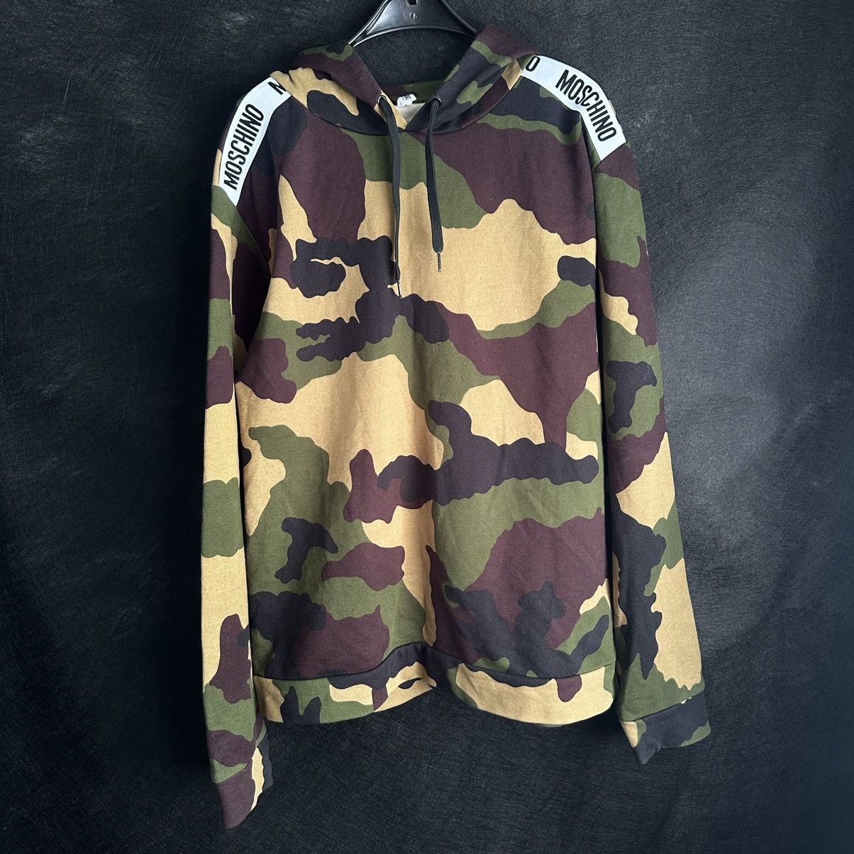Moschino Underwear Moschino Camouflage Hoodie Green Size US XL / EU 56 / 4 - 1 Thumbnail