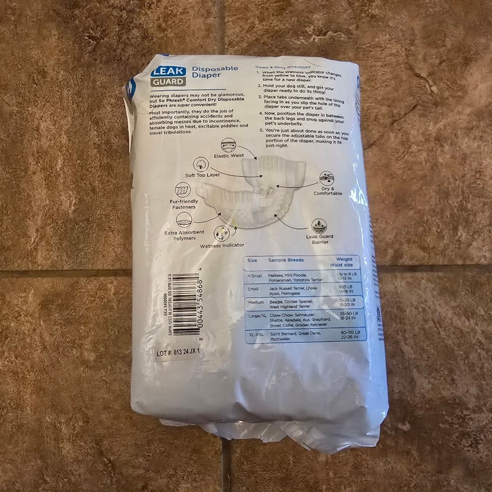 Other White | SOPHRESH | Leak Guard Disposable Diapers Size ONE SIZE - 2 Thumbnail