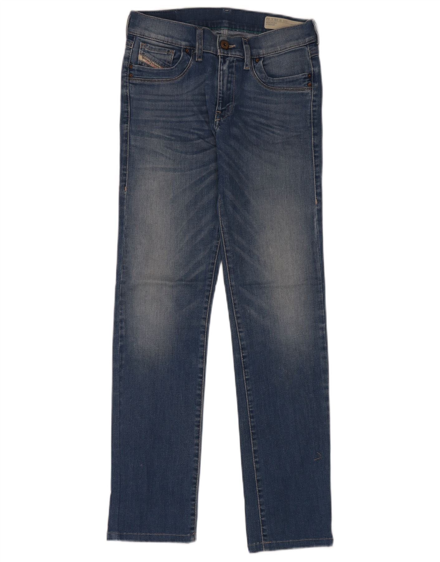Diesel Womens Ronhar Regular Bootcut Jeans W25 L30 Blue Cotton Size 42" / US 20 - 1 Thumbnail