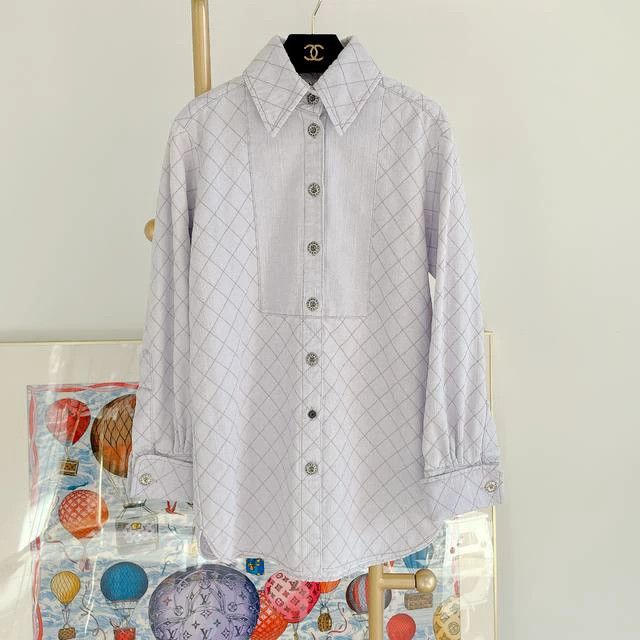 Chanel Chanel Diamond shirt Size XS / US 0-2 / IT 36-38 - 1 Thumbnail