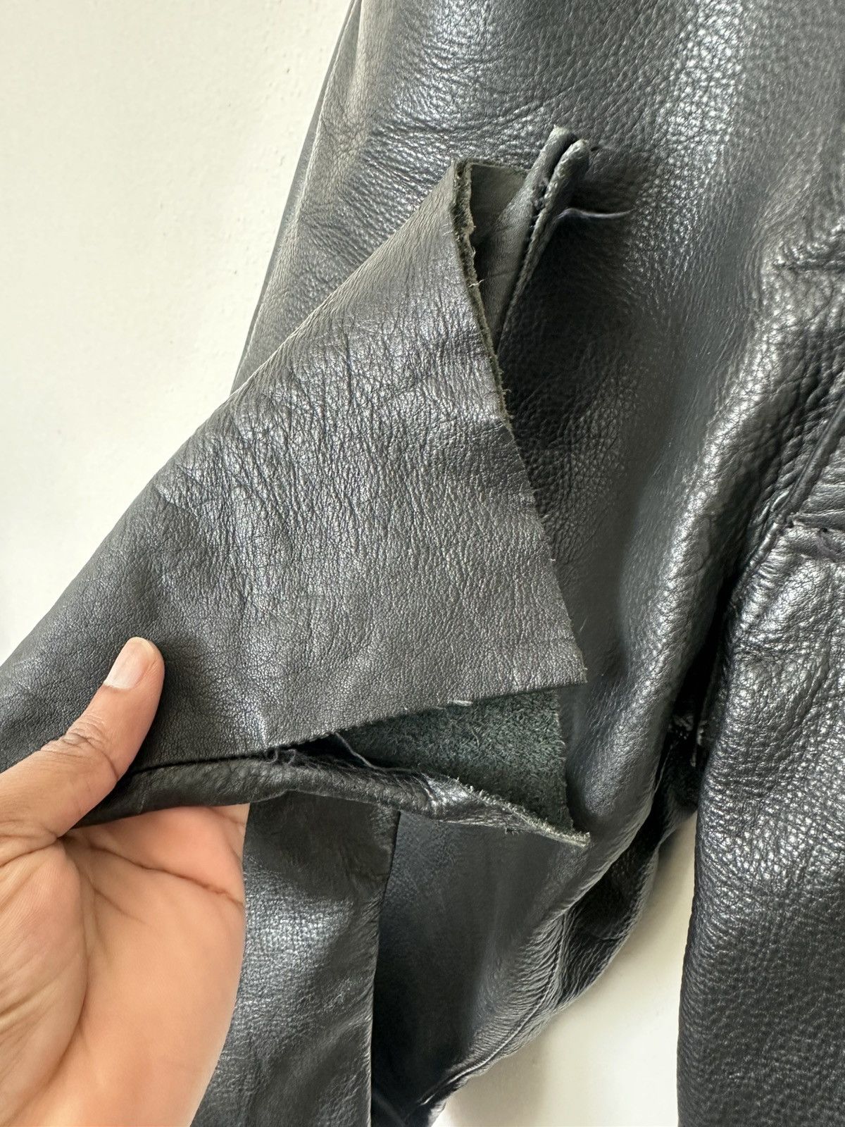 Vintage Vintage Straight leg Leather Pants Size US 32 / EU 48 - 4 Thumbnail