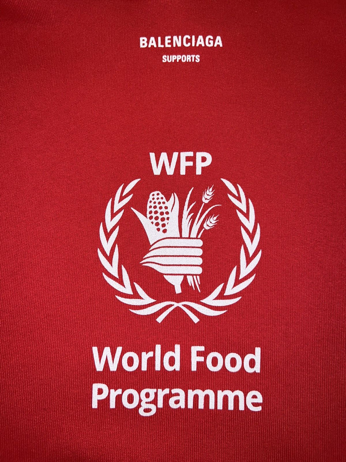 Balenciaga X WFP Hoodie Red