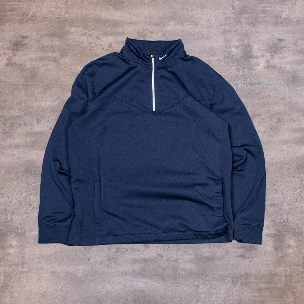 Nike Nike Golf Half Zip 1/2 Swoosh Navy Thermal Sweater Size US XL / EU 56 / 4 - 1 Thumbnail