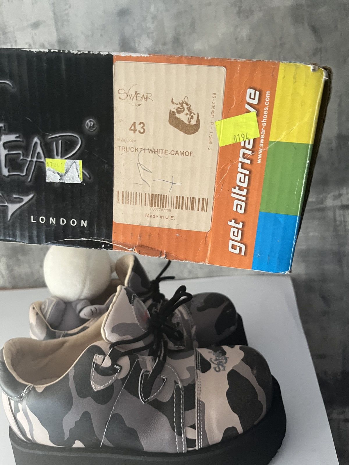 SWEAR London Swear alternative white camo Size US 10 / EU 43 - 5 Thumbnail
