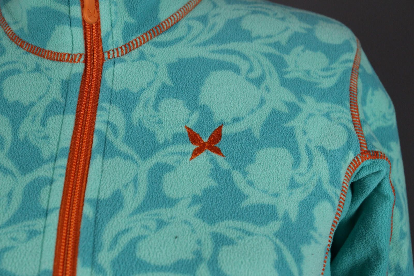 Designer Kari Traa Multicolor Floral Full Zip Fleece Jacket Size S Size S / US 4 / IT 40 - 4 Thumbnail