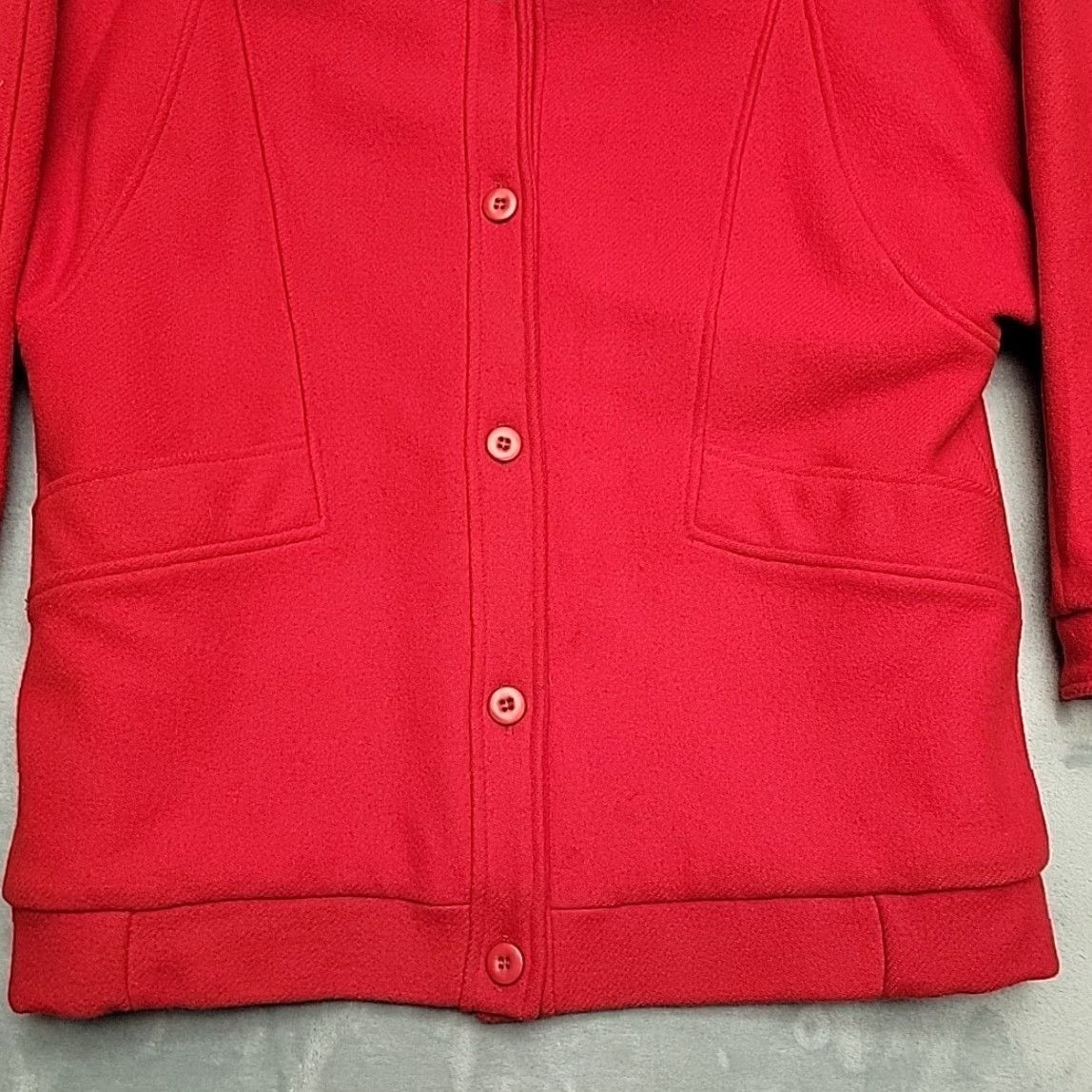 Vintage VTG Woolrich Jacket Womens M Red Wool Plaid Lined Outdoor Made In The USA Size M / US 6-8 / IT 42-44 - 2 Thumbnail